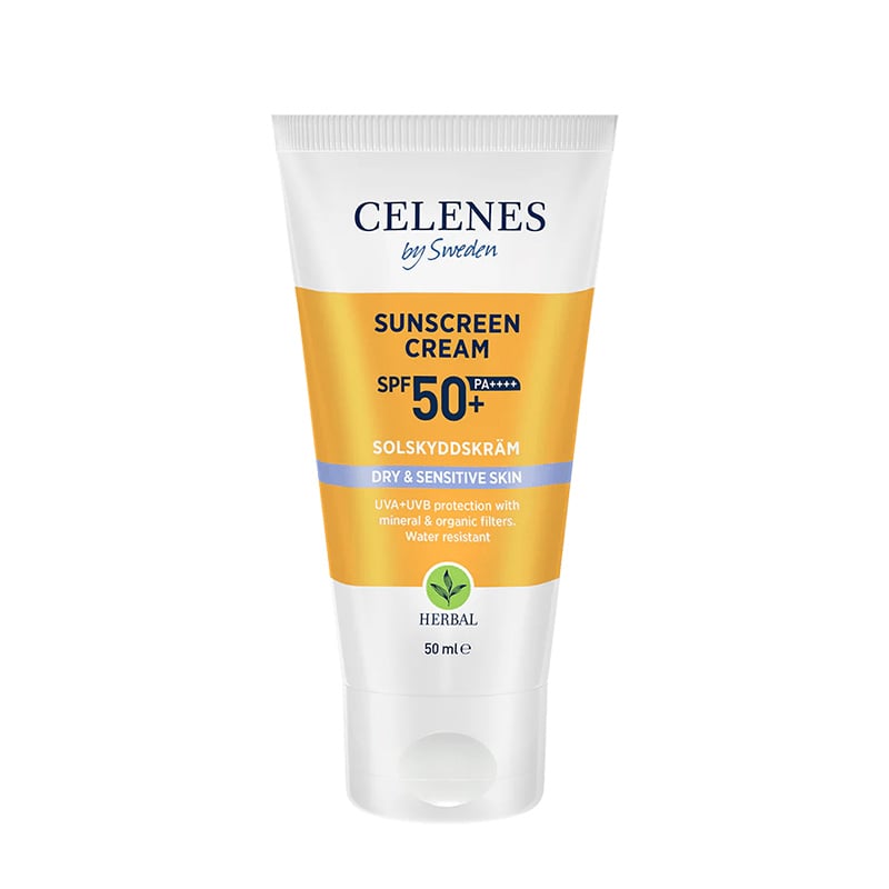 Celenes By Sweden Herbal Kuru ve Hassas Ciltler İçin Güneş Kremi