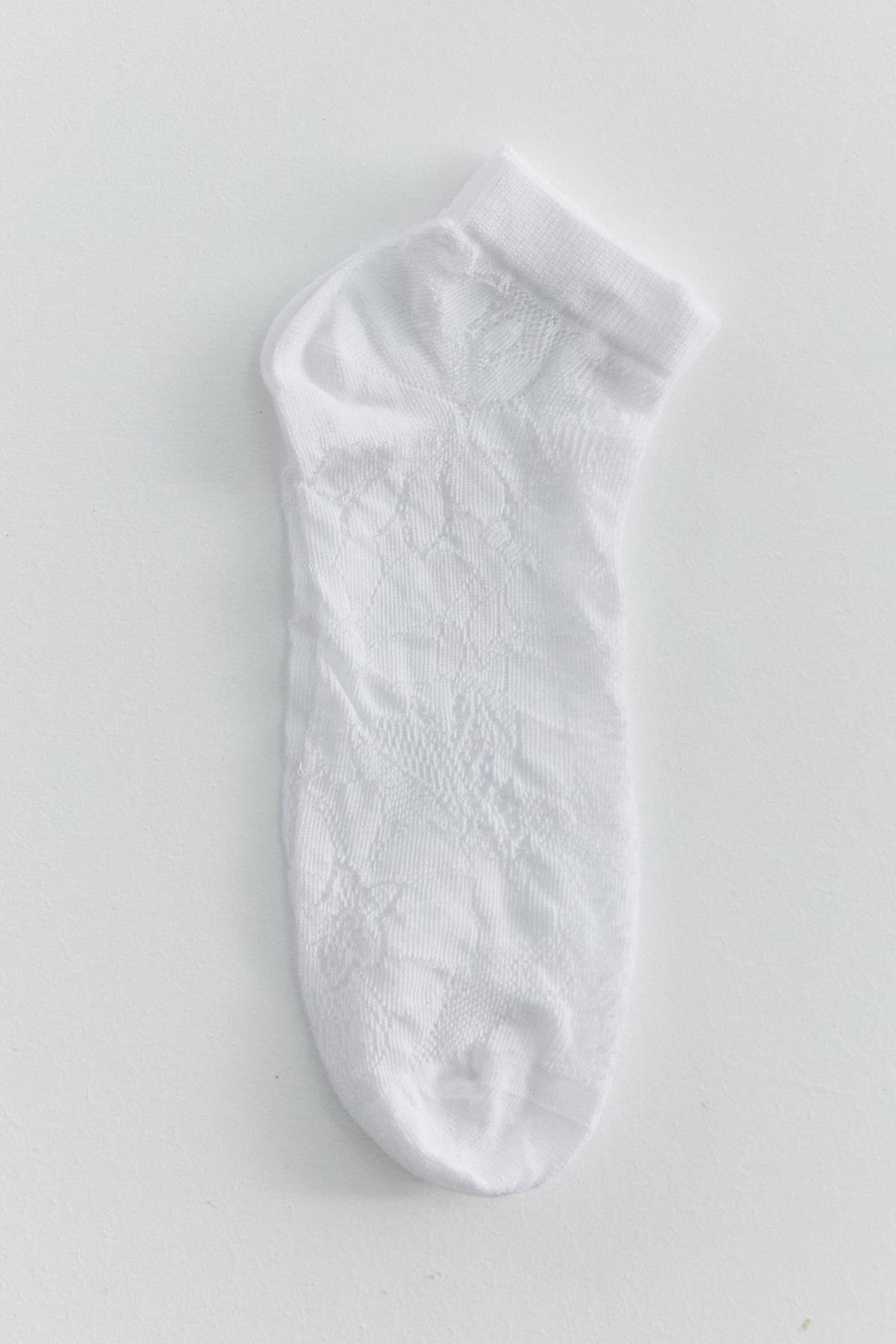 Dantelli Kadın Patik Çorap | Nish&Chic