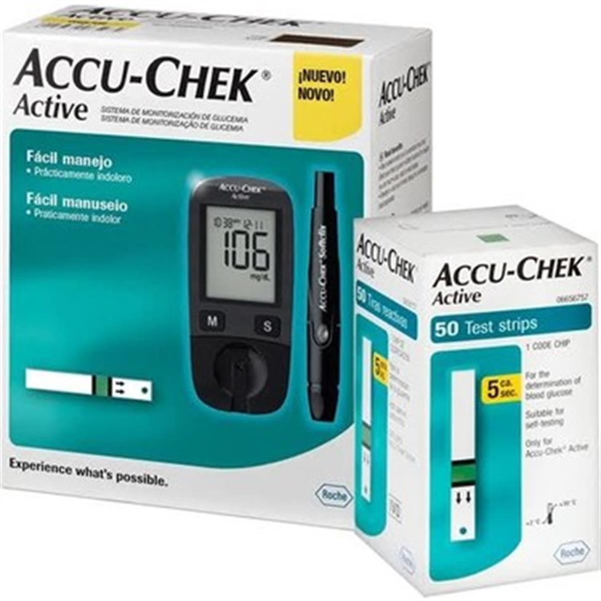 Accu-Chek Active Şeker Ölçüm Cihazı + Active Strip