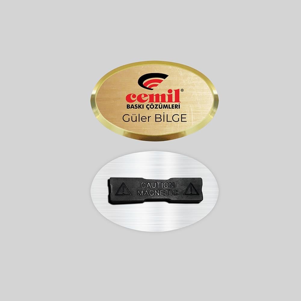Metal Yaka Kartı GNS05A | Metal Yaka Kartı | Güvenilir Baskı Hızlı