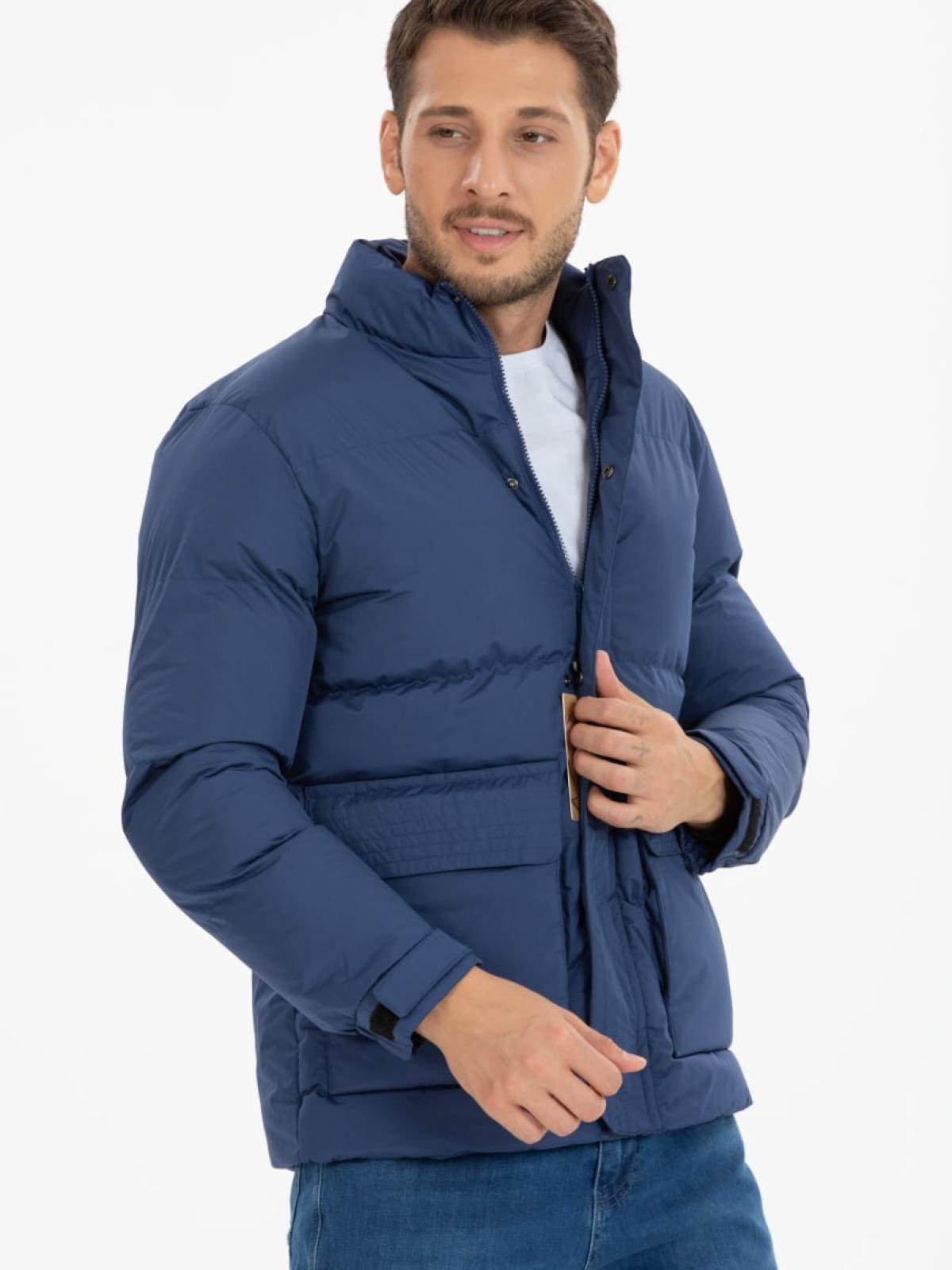 Men down jacket wholesale Royal Blue color Wholesale Coat