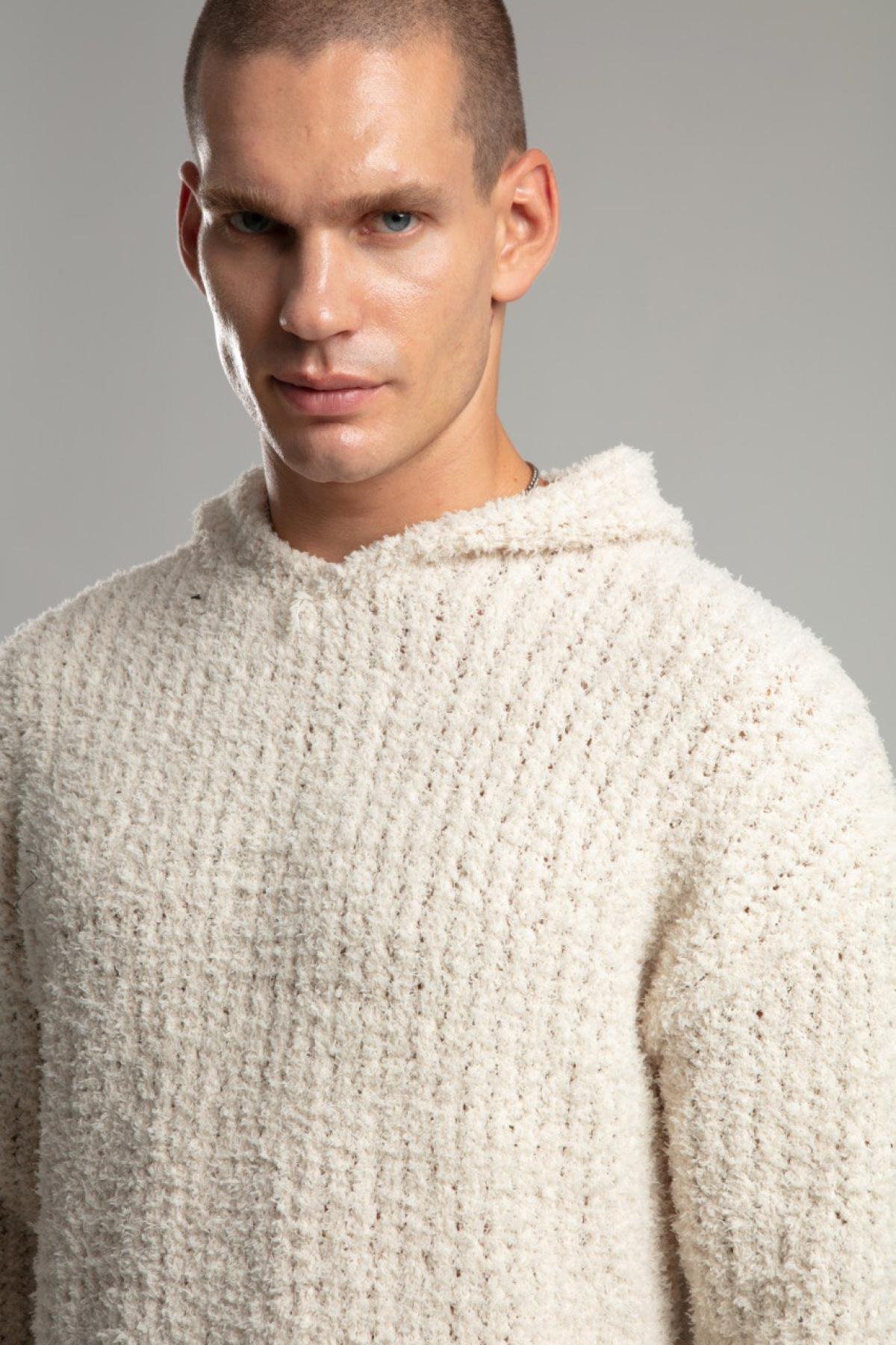 Men hooded sweater wholesale Off White color Wholesale Jumper Cardigan