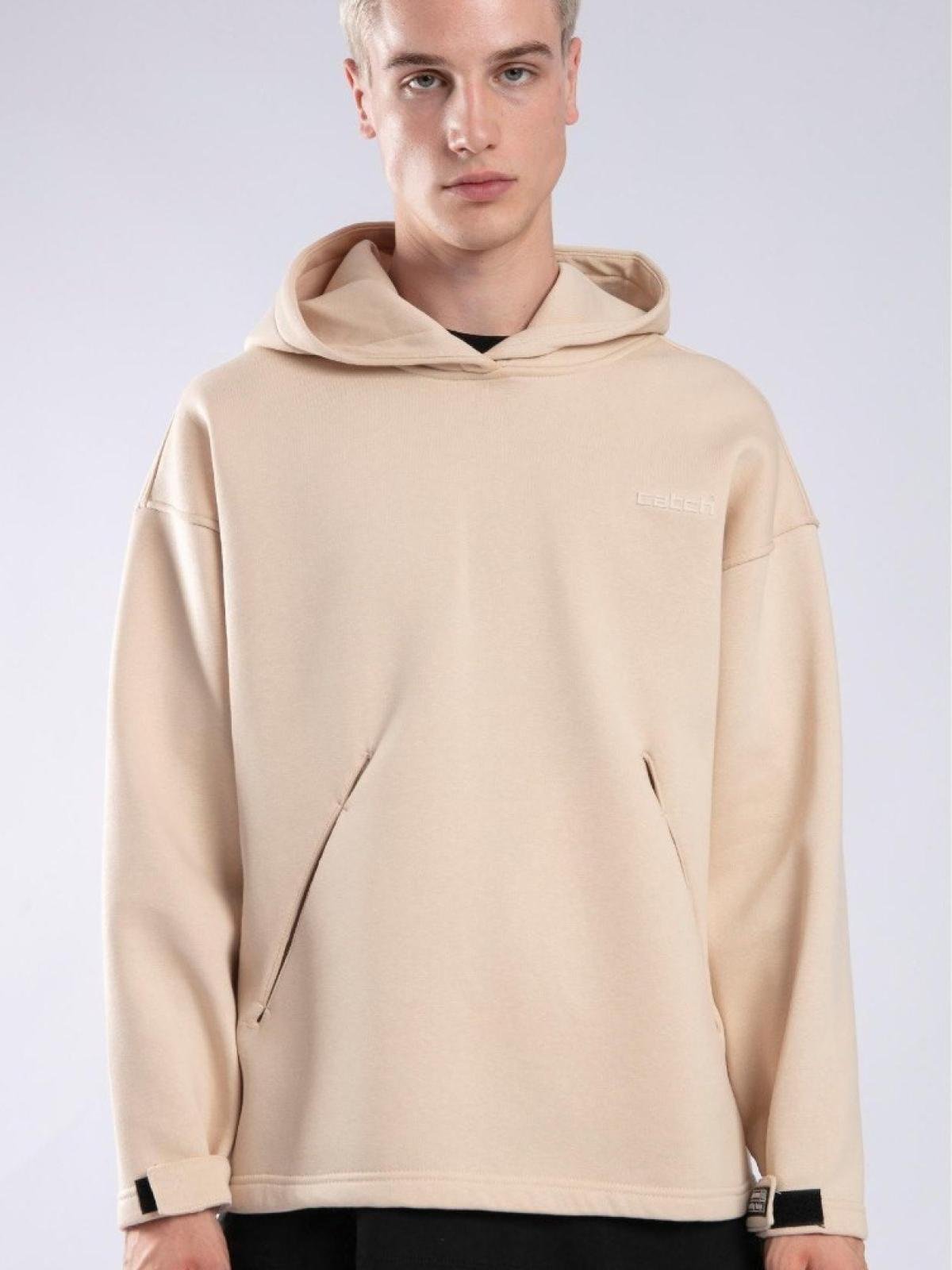 Men hoodie wholesale Light Beige color Wholesale Sweatshirt