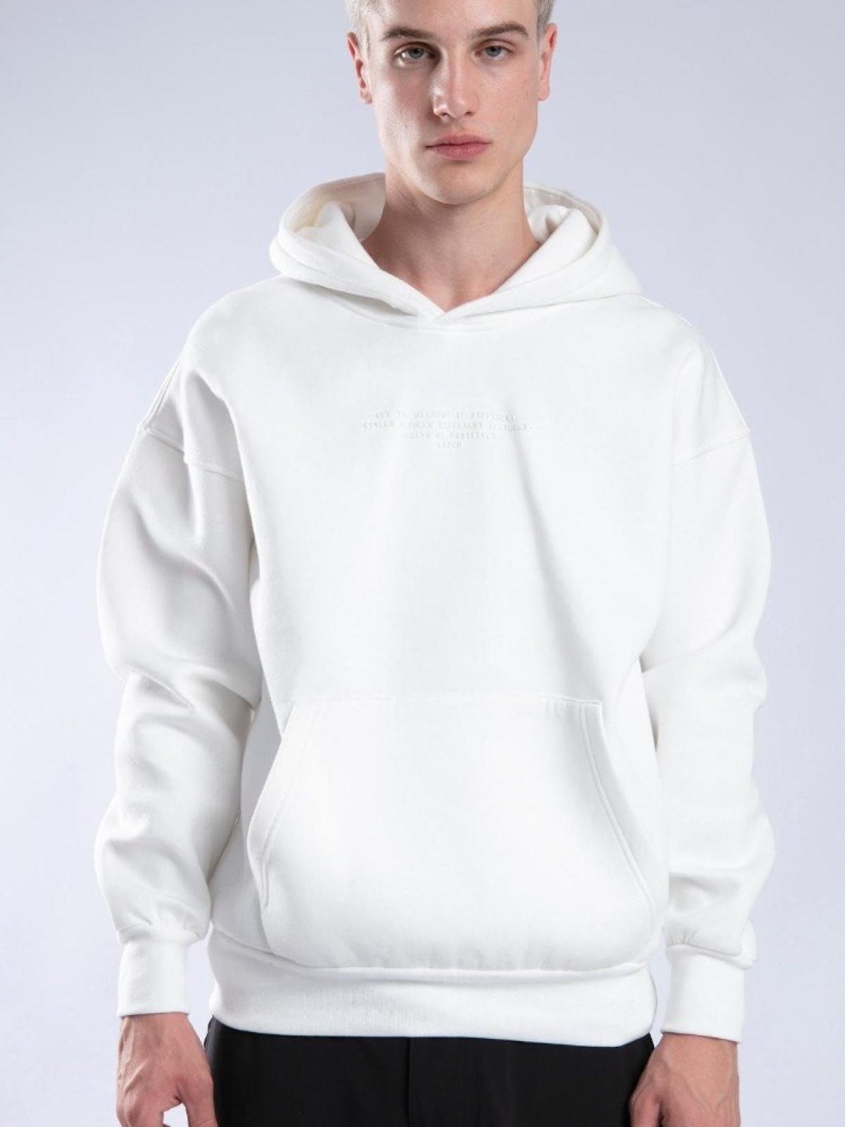Men hoodie wholesale White color Wholesale Sweatshirt