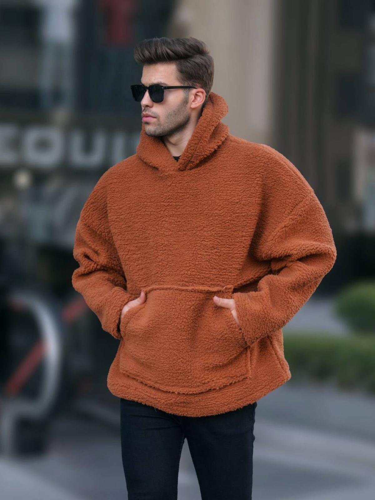 Plush 2025 hoodie men
