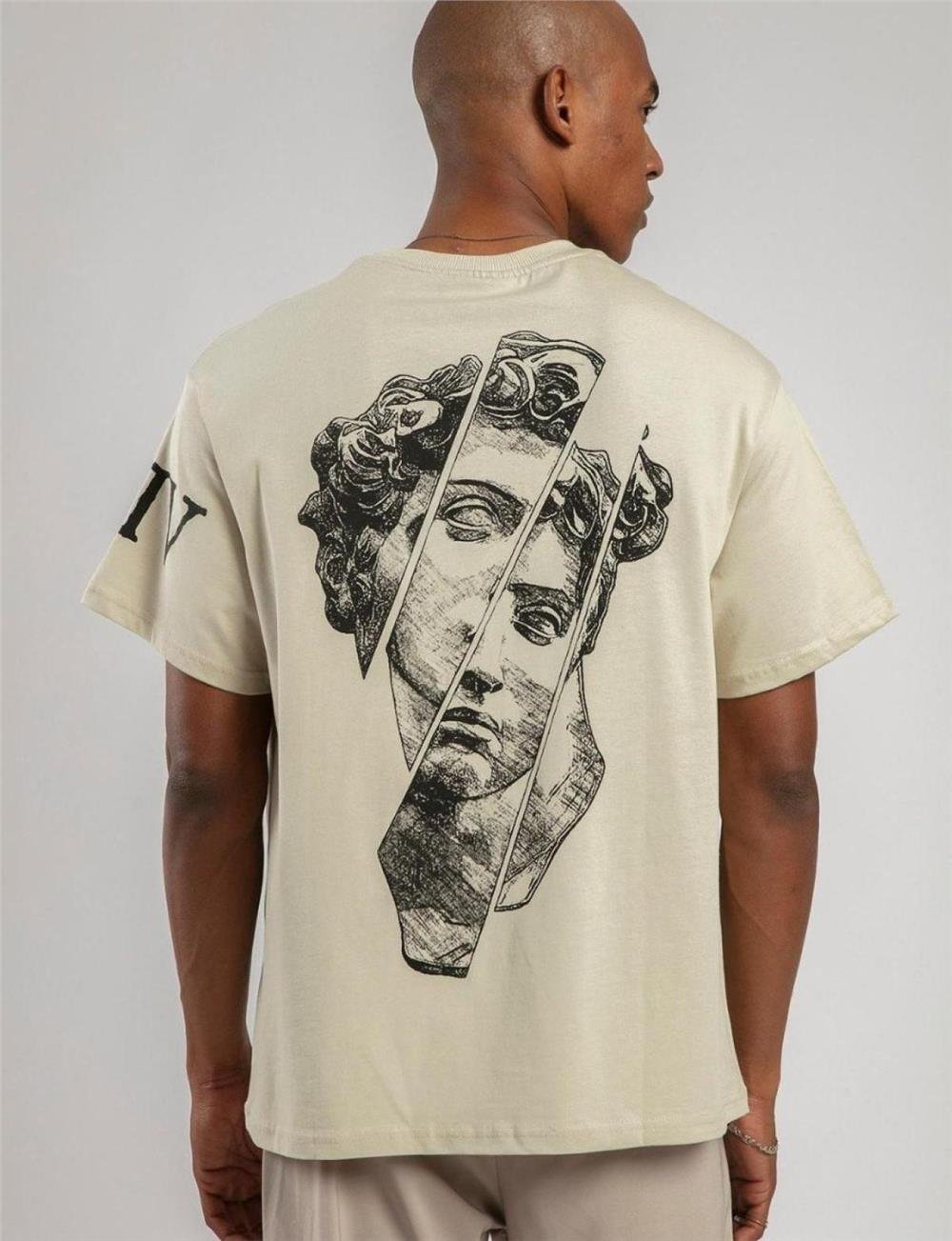 Tシャツ・カットソー DAILY PAPER Men T-shirt Beige 2411064 TAOS BEIGE Daily Paper - Taos Beige Logotype T-Shirt – Daily Paper