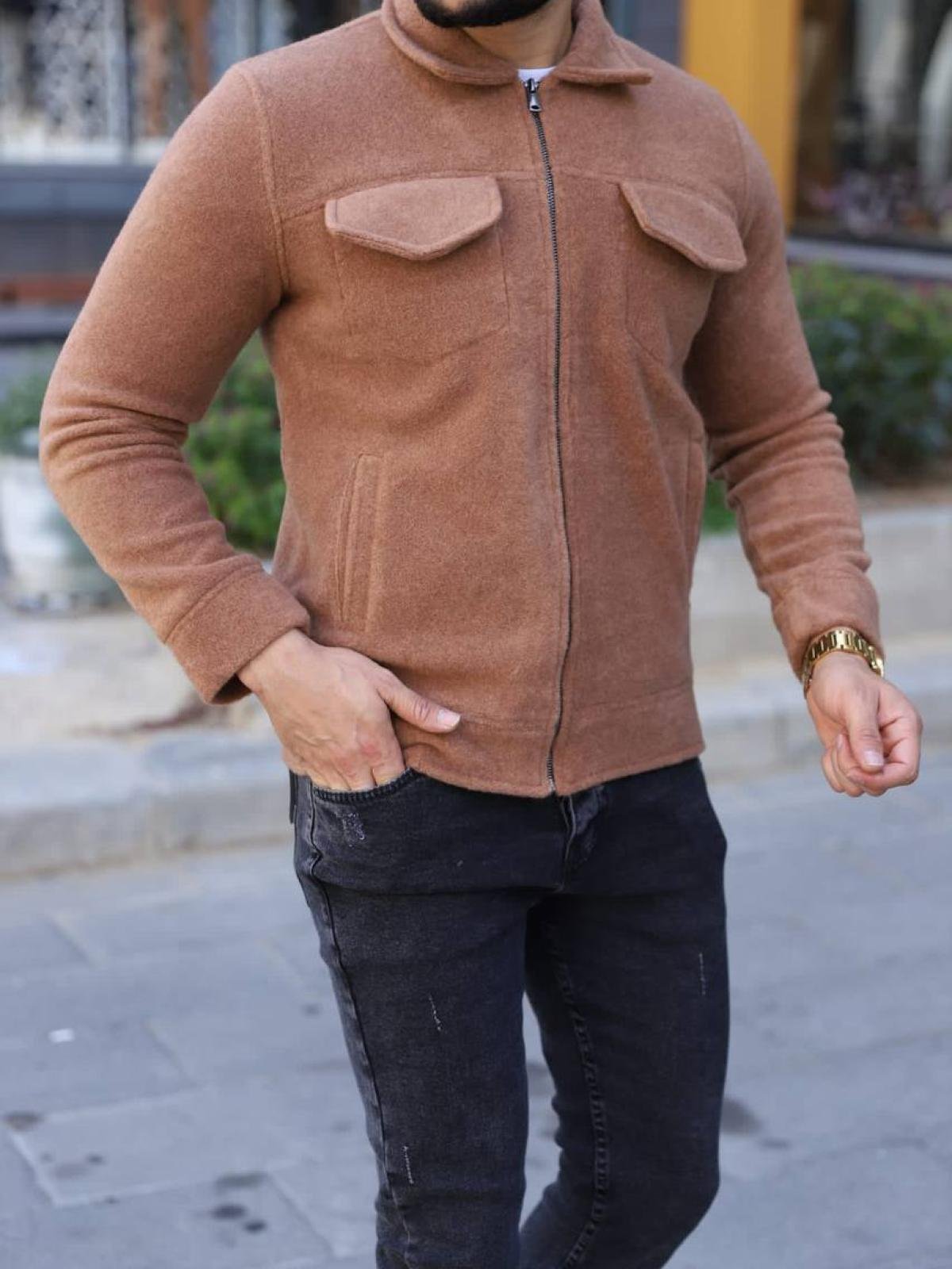 Camel color coat mens deals
