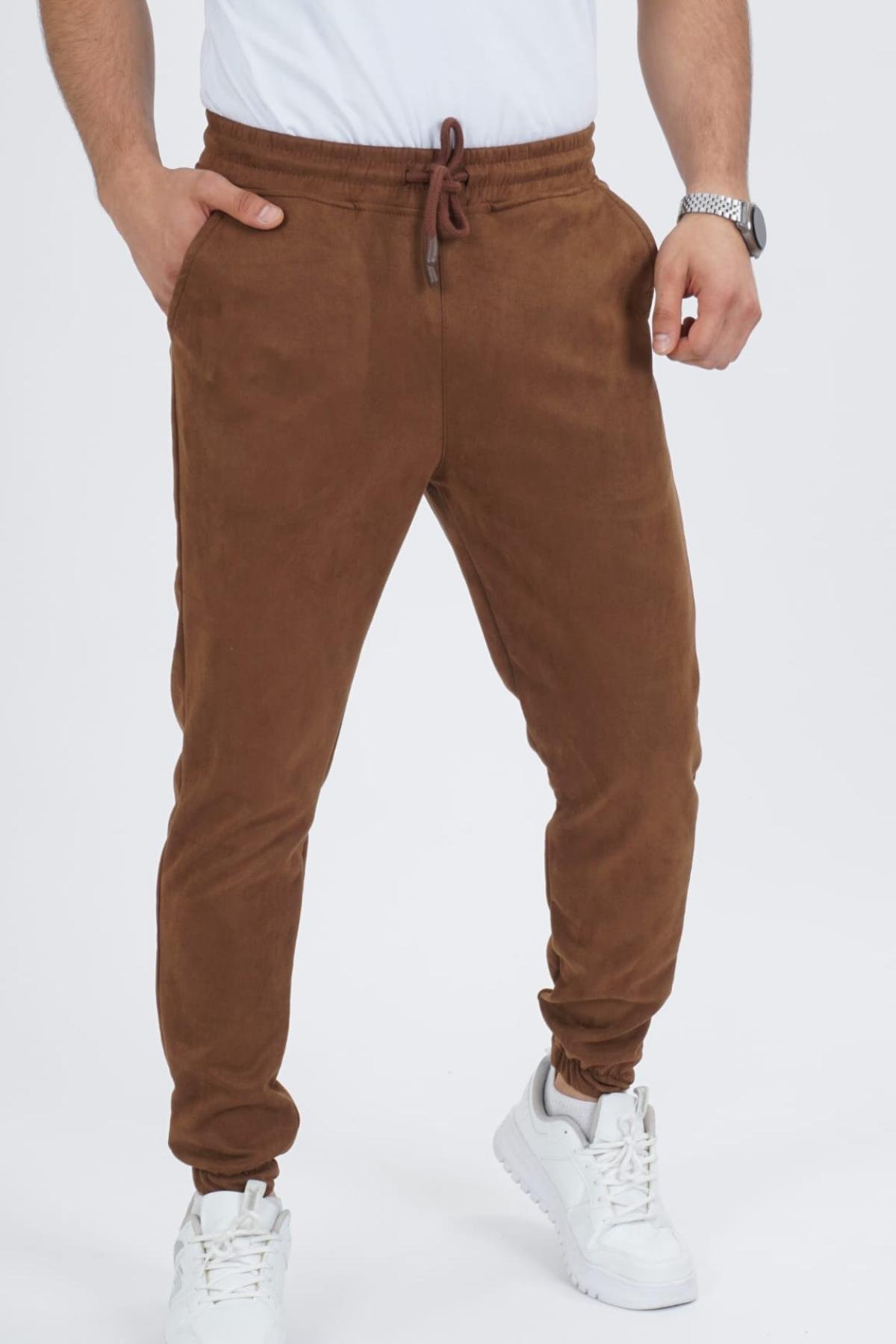 Suede joggers mens hotsell