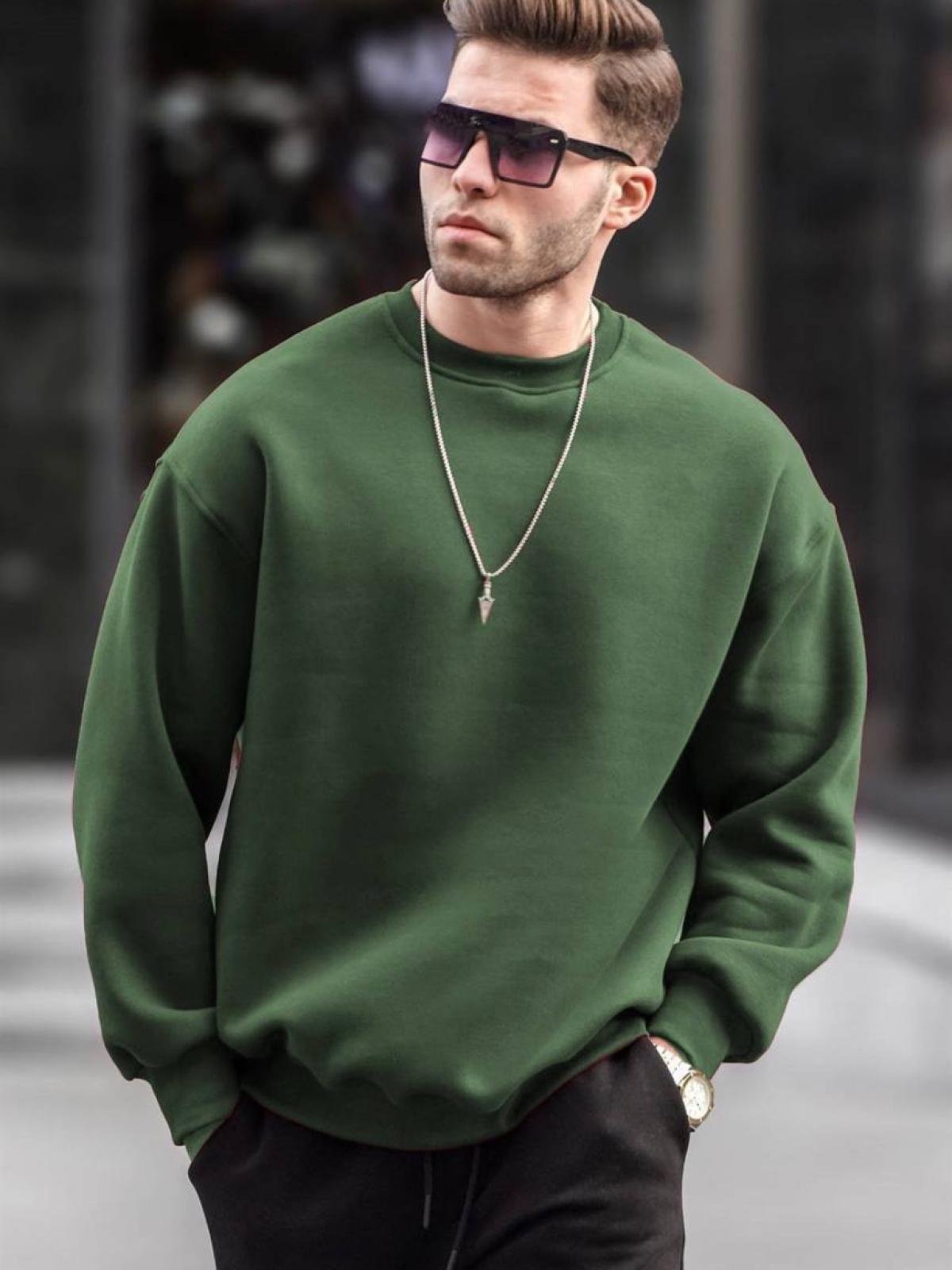 Khaki sales color sweatshirt