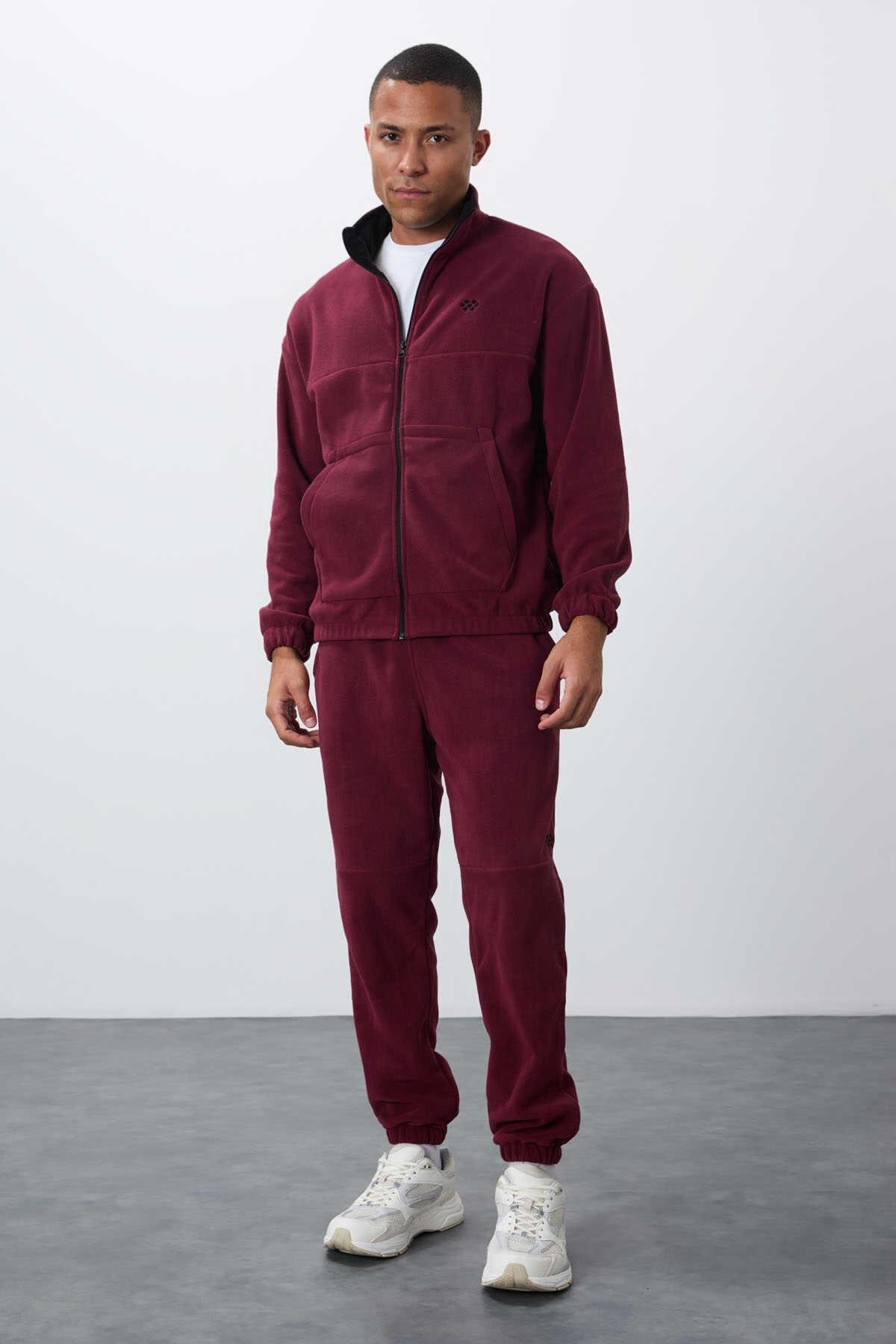 Fleece tracksuit set deals