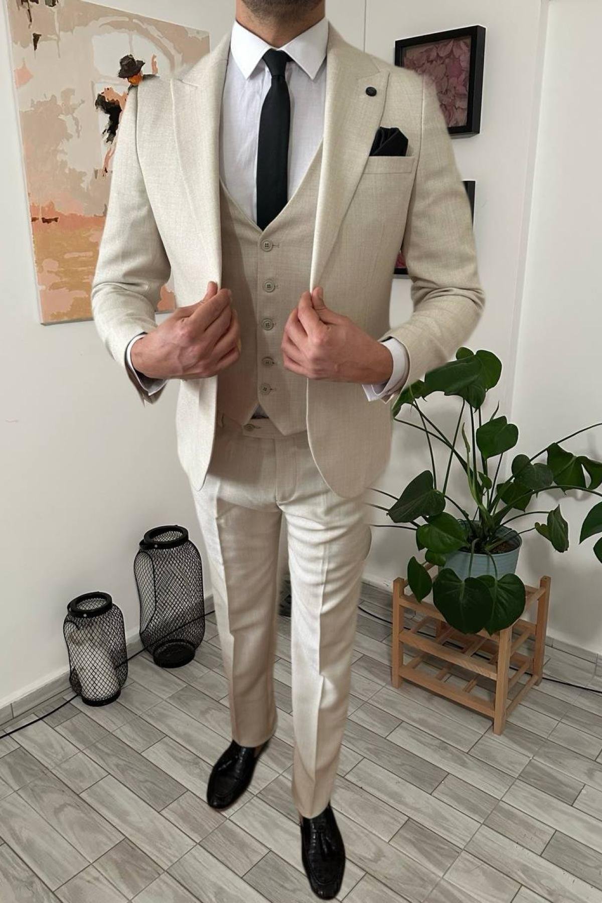 Ivory blazer men shop