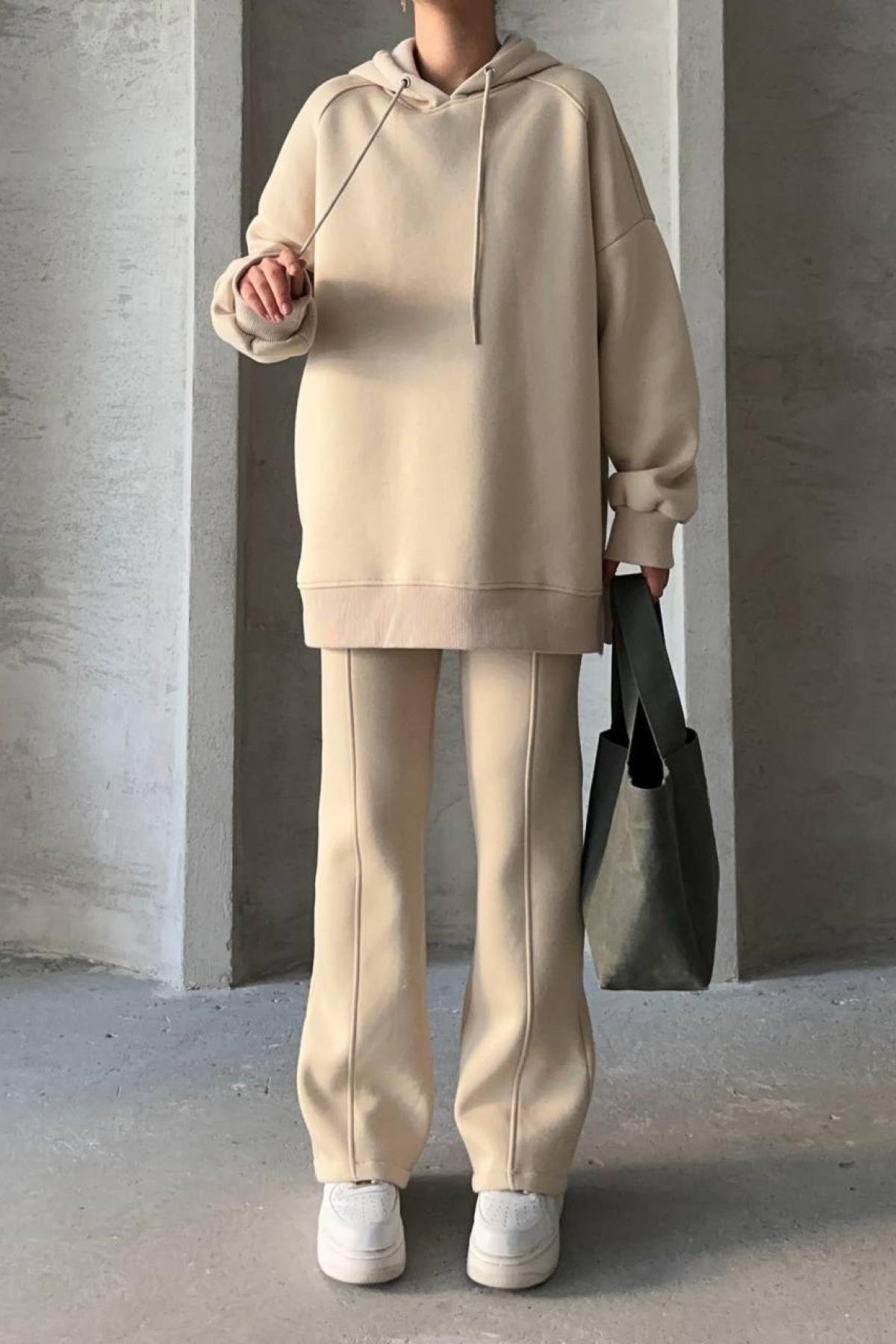 Cream womens tracksuit hotsell
