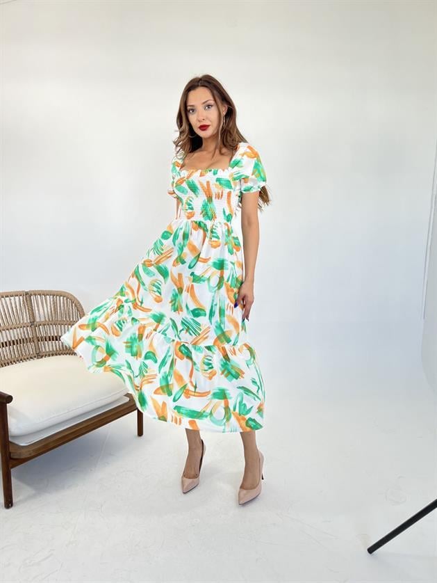 plus size long dresses for women Plus Size A Line Flowy Dresses Long Sleeve V NeckMoon Wood