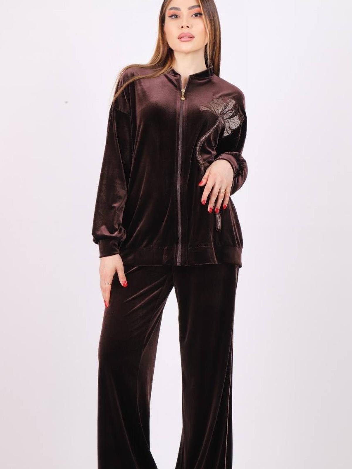 Women's velour clearance jacket and pants