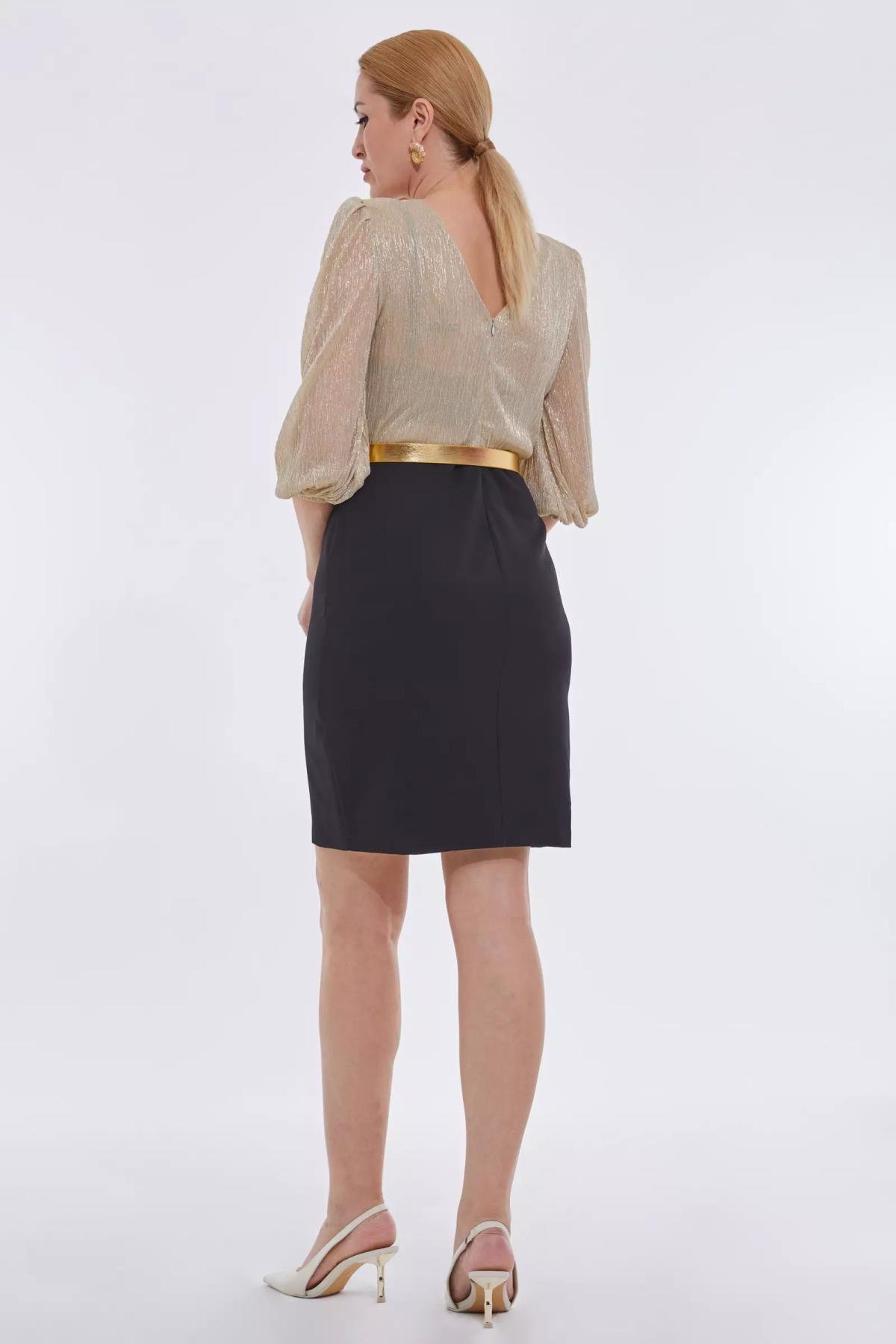 Plus size gold tulle skirt sale