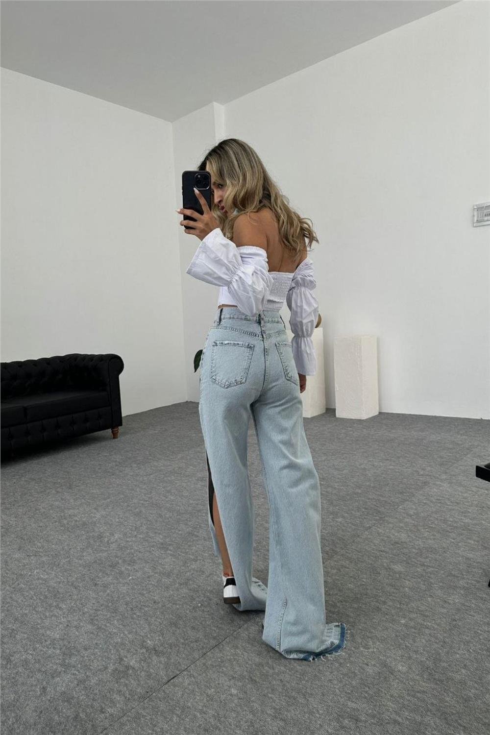 Midlize Wide Denim ライトブルー　38 c6c87459-27a7-477e-92f0-