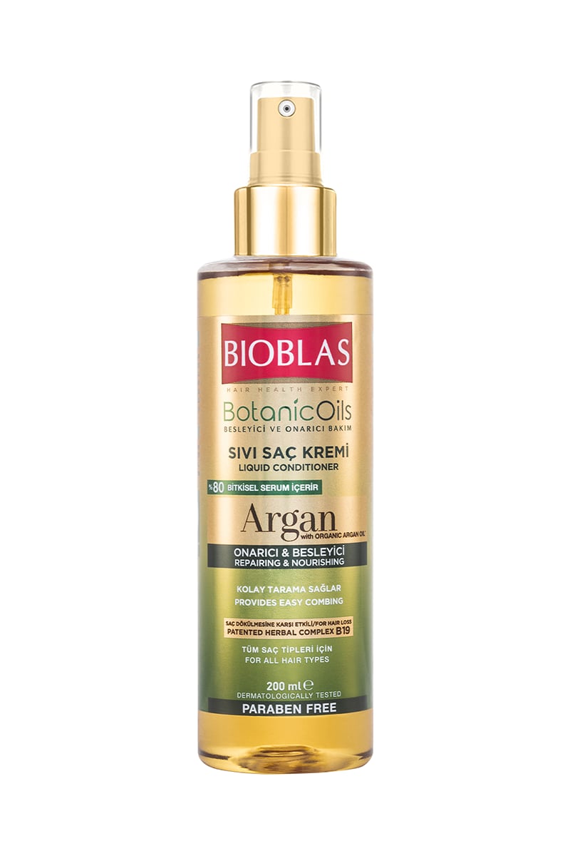 Bioblas Botanic Oils Argan Yağlı Sıvı Saç Kremi 200 ml | EczanemveBen.com