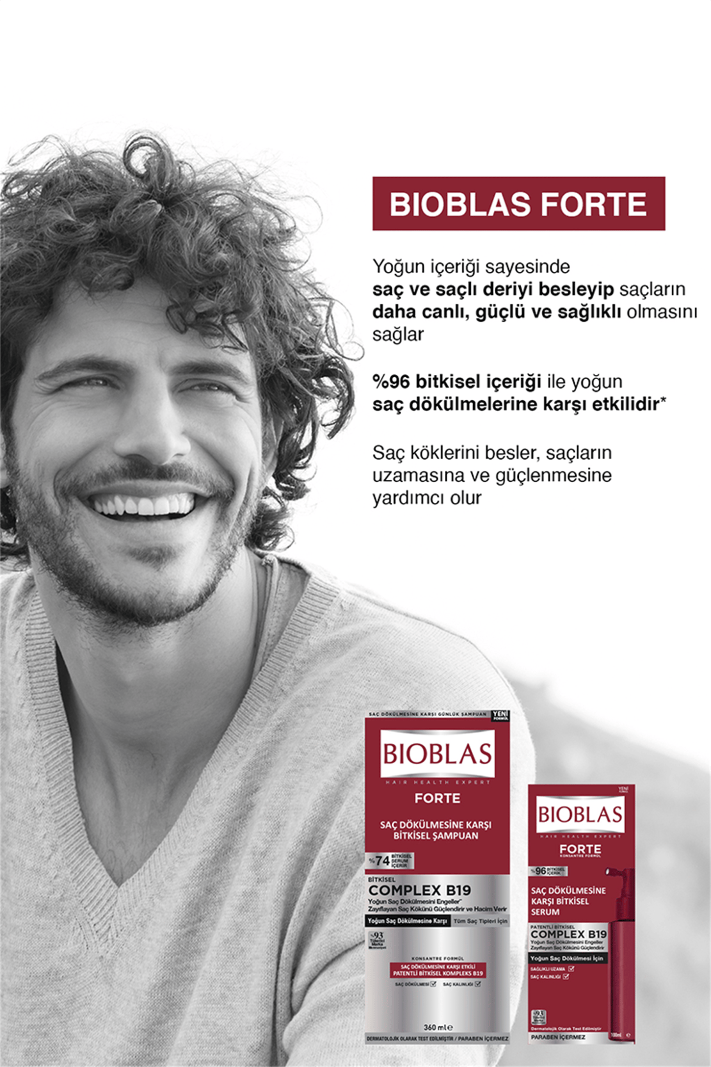 Bioblas Forte Complex B19 Saç Dökülmesine Karşı Bitkisel Serum 100 ml |  EczanemveBen.com