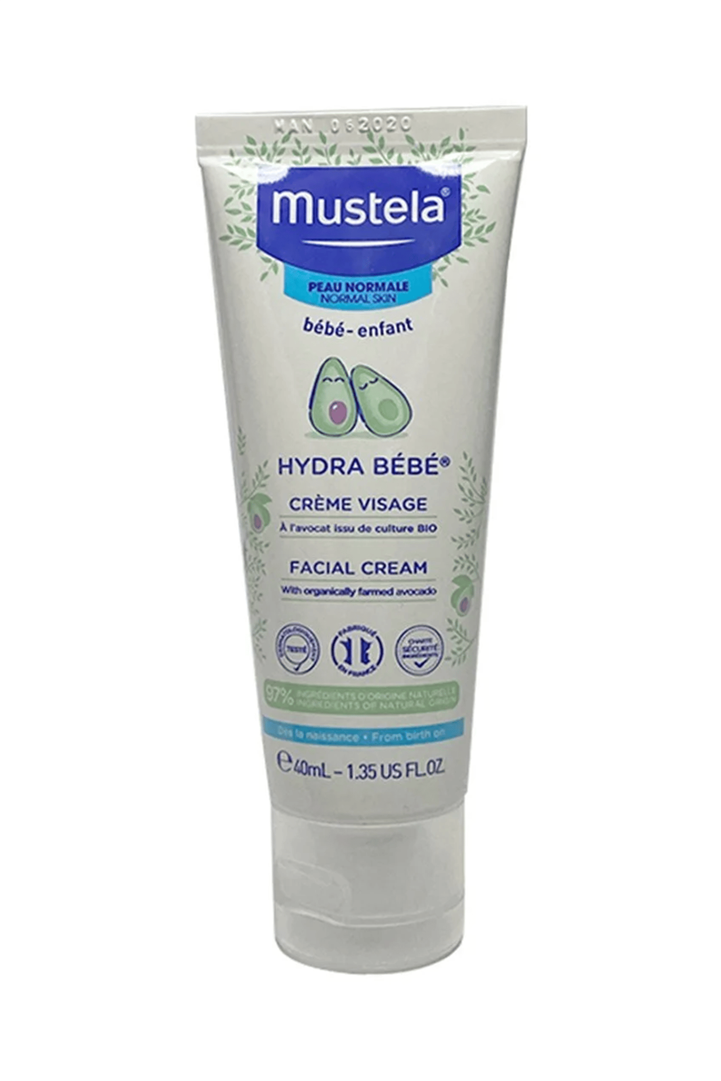 Mustela Hydra Bebe Günlük Kullanıma Uygun Yüz Kremi 40 ml | EczanemveBen.com