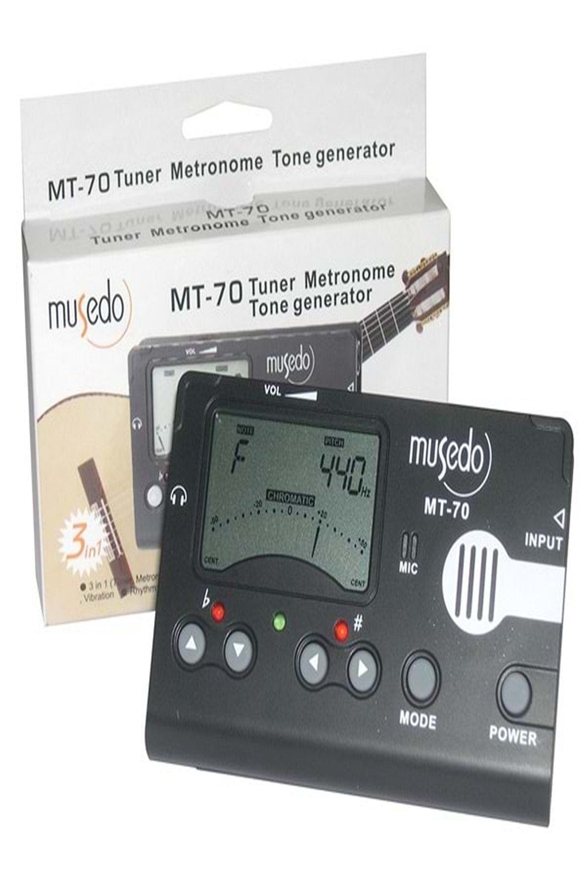 Musedo MT-70 - Metronom & Akort Aleti,En Uygın Akort CihazI,En Uygun Musedo Akort  Cihazı,En Uygun Metronomlu Akort Cihazı