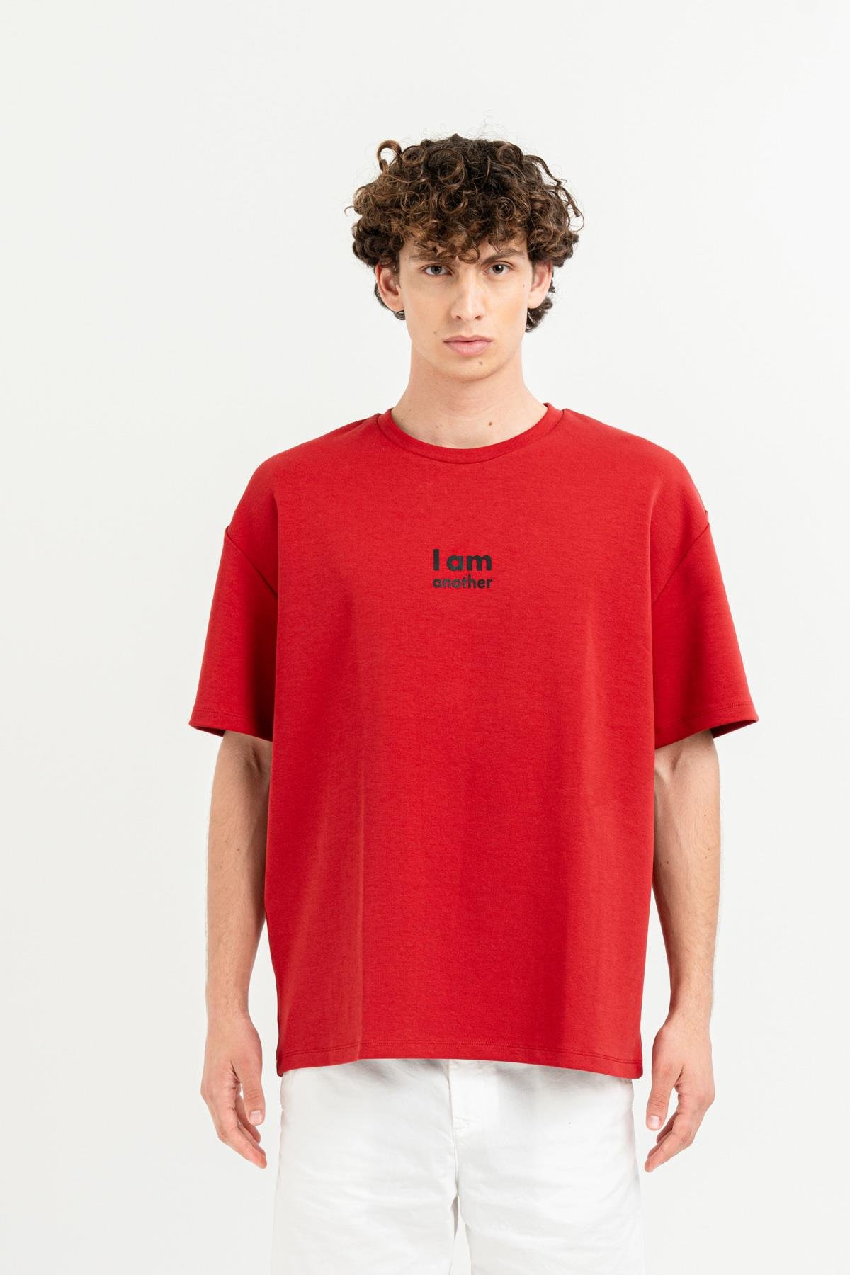 洋楽 PMW A NEW BEGINNING G-RAP GMG FIRENZE I AM ANOTHER Baskılı Basic Erkek T-shirt GU24MSS03005-24W