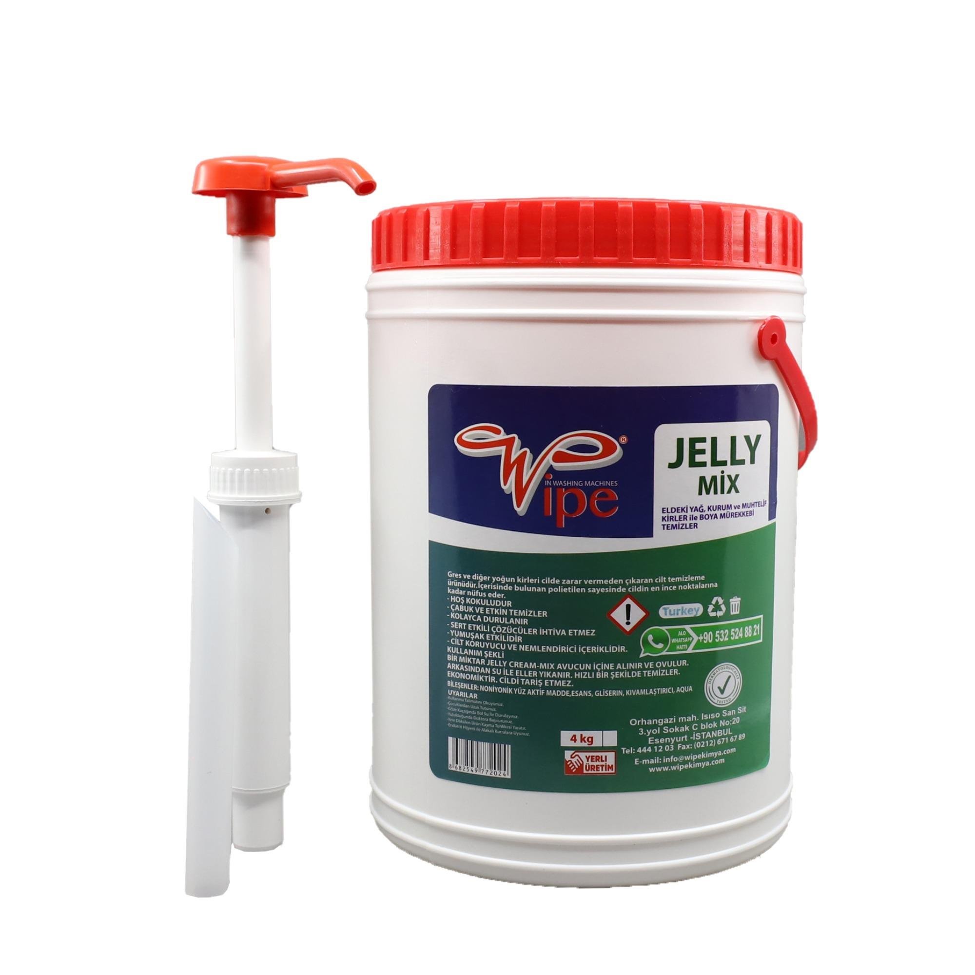 WIPE JELLY MIX El Temizleme Kremi (4 kg) │OSO Satış - Elektronik