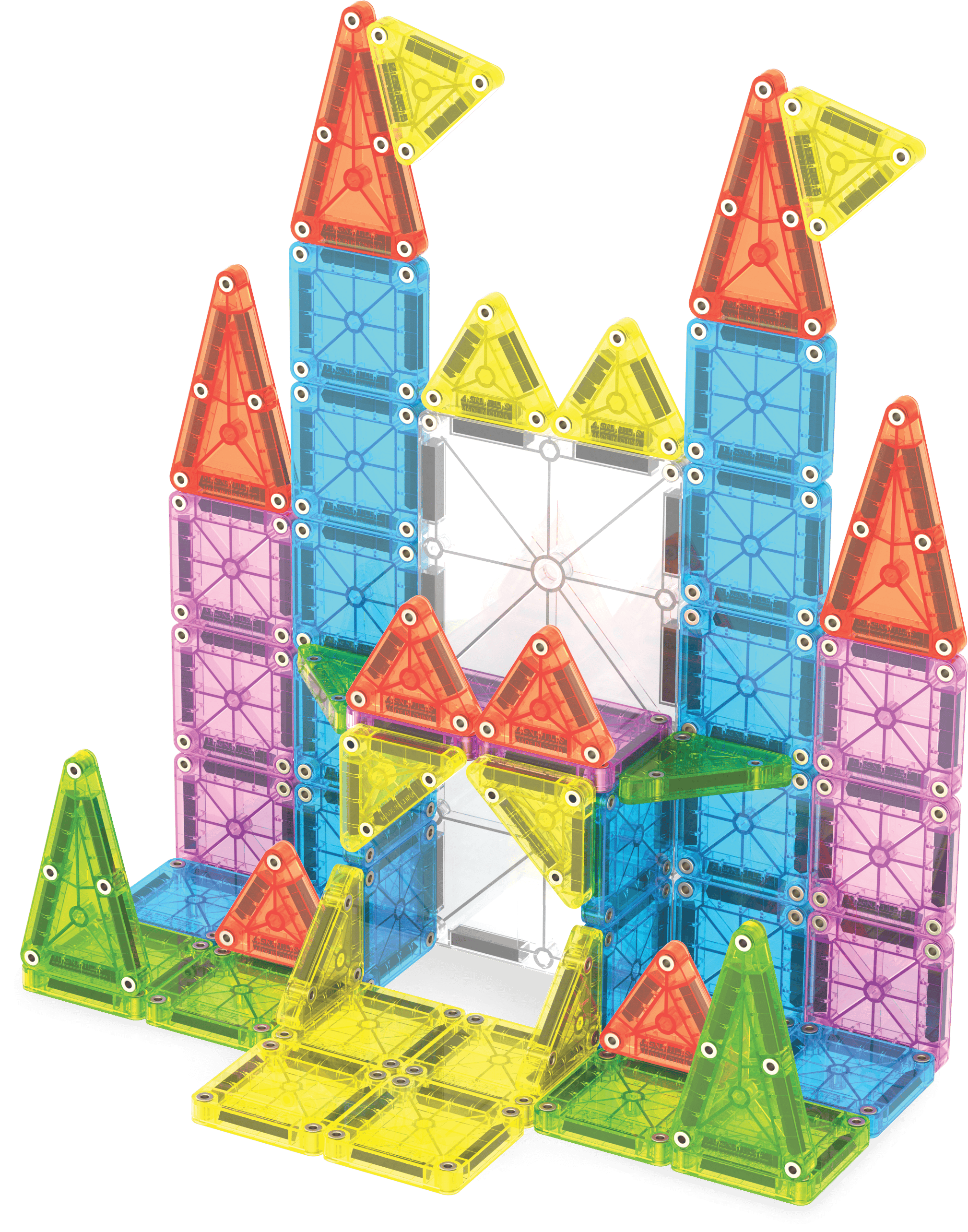 Rome Streetz DJ Muggs 7インチBOX SET Magna-Tiles 55 Parça MicroMAGS Seyahat Seti, Taşınabilir Manyetik