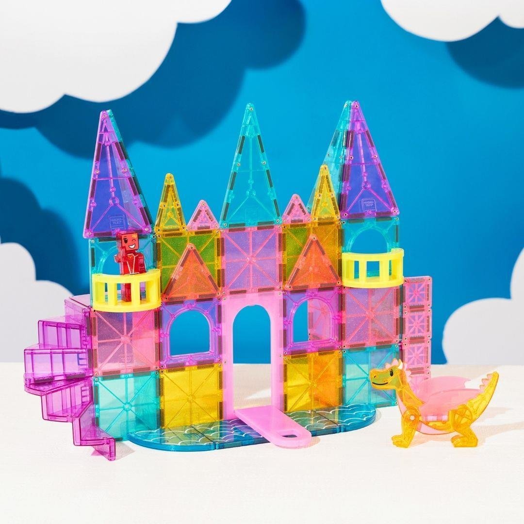 Satose様 Magna-Tiles Castle DLX + microMAGS - Prenses Şatosu 48 Parça - Racuun