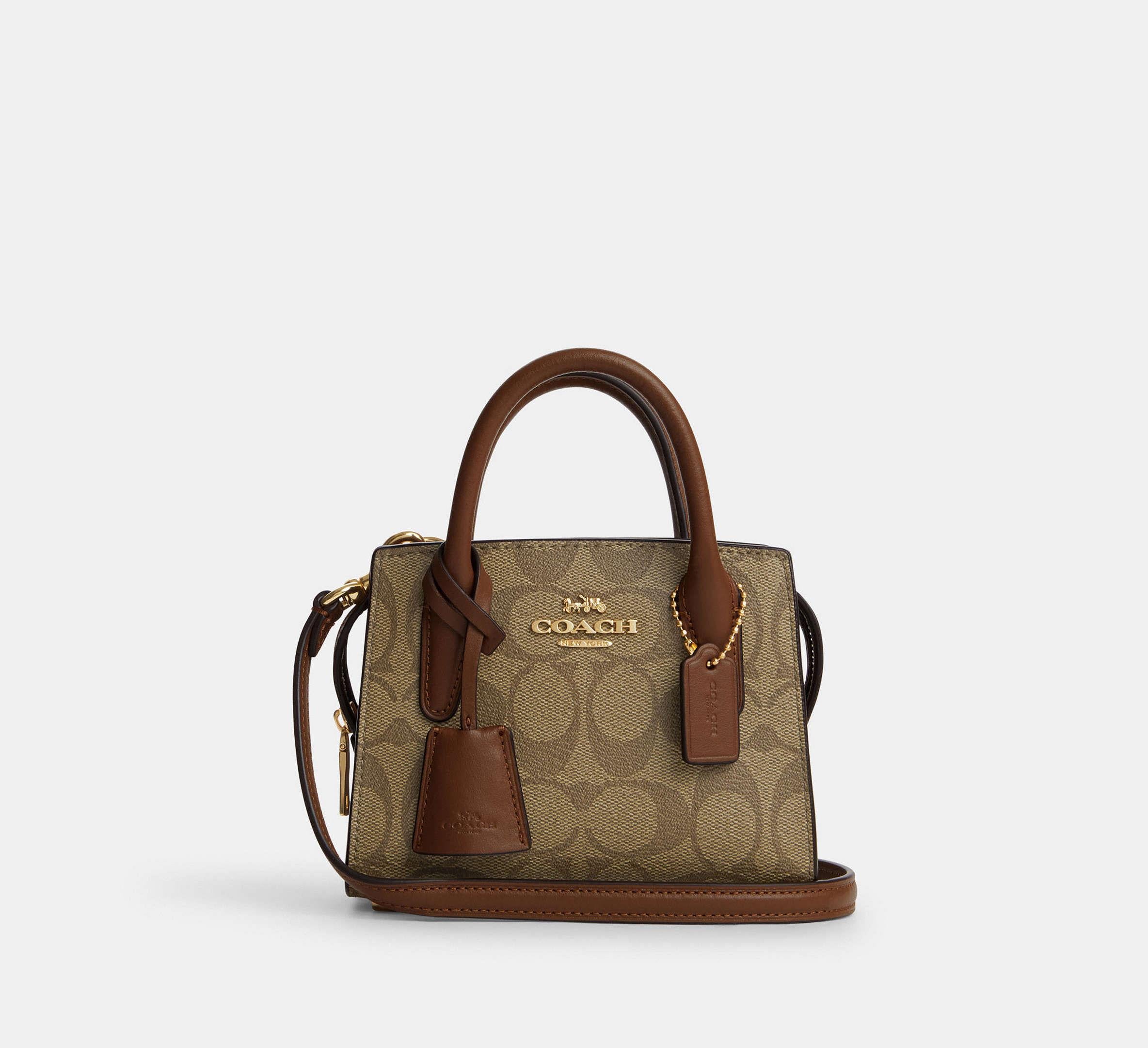 バッグ COACH Signature Patchwork Mini Tote Bag Coach Mini Tote Bag