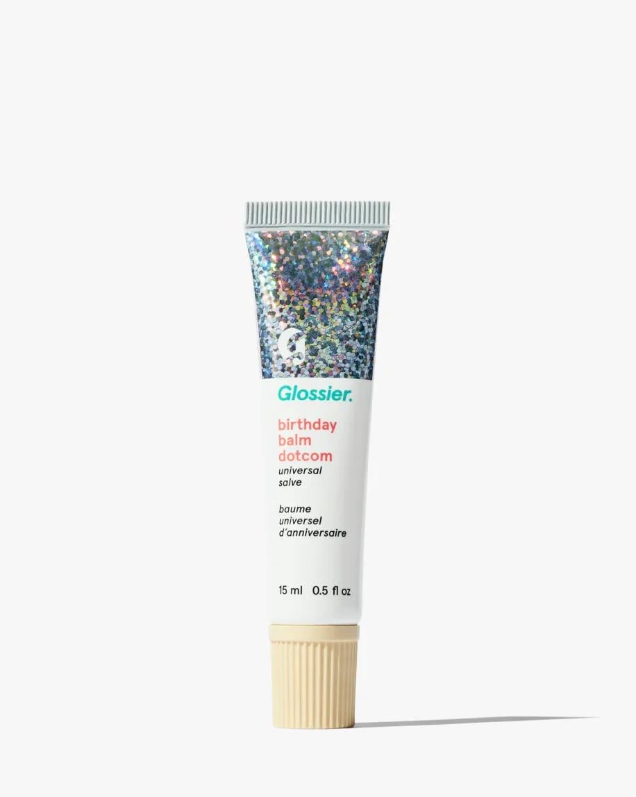 Glossier lip BARM birthday Wildfig チャーム付 Glossier Balm - Birthday