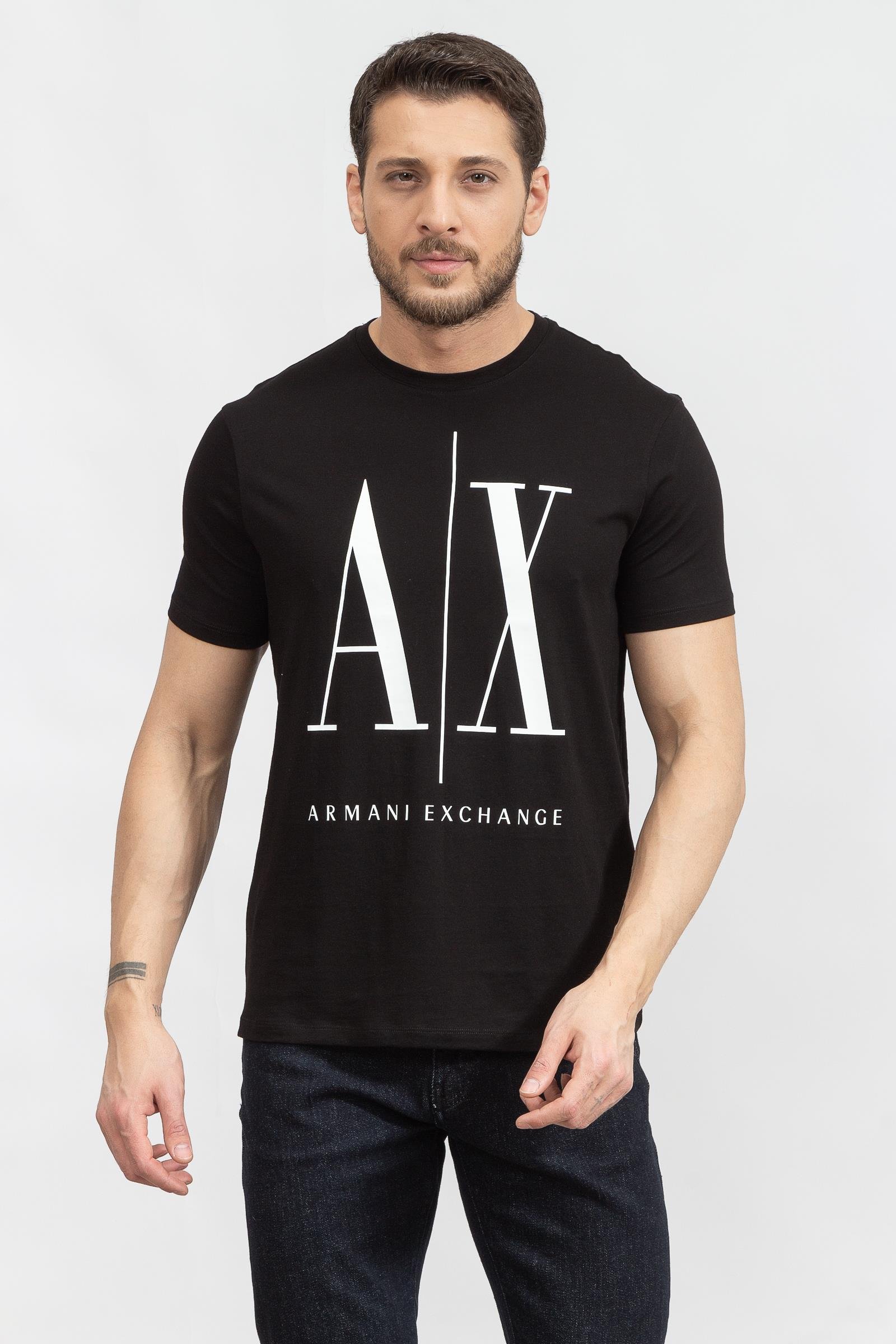 Armani Exchange Erkek Bisiklet Yaka T-Shirt
