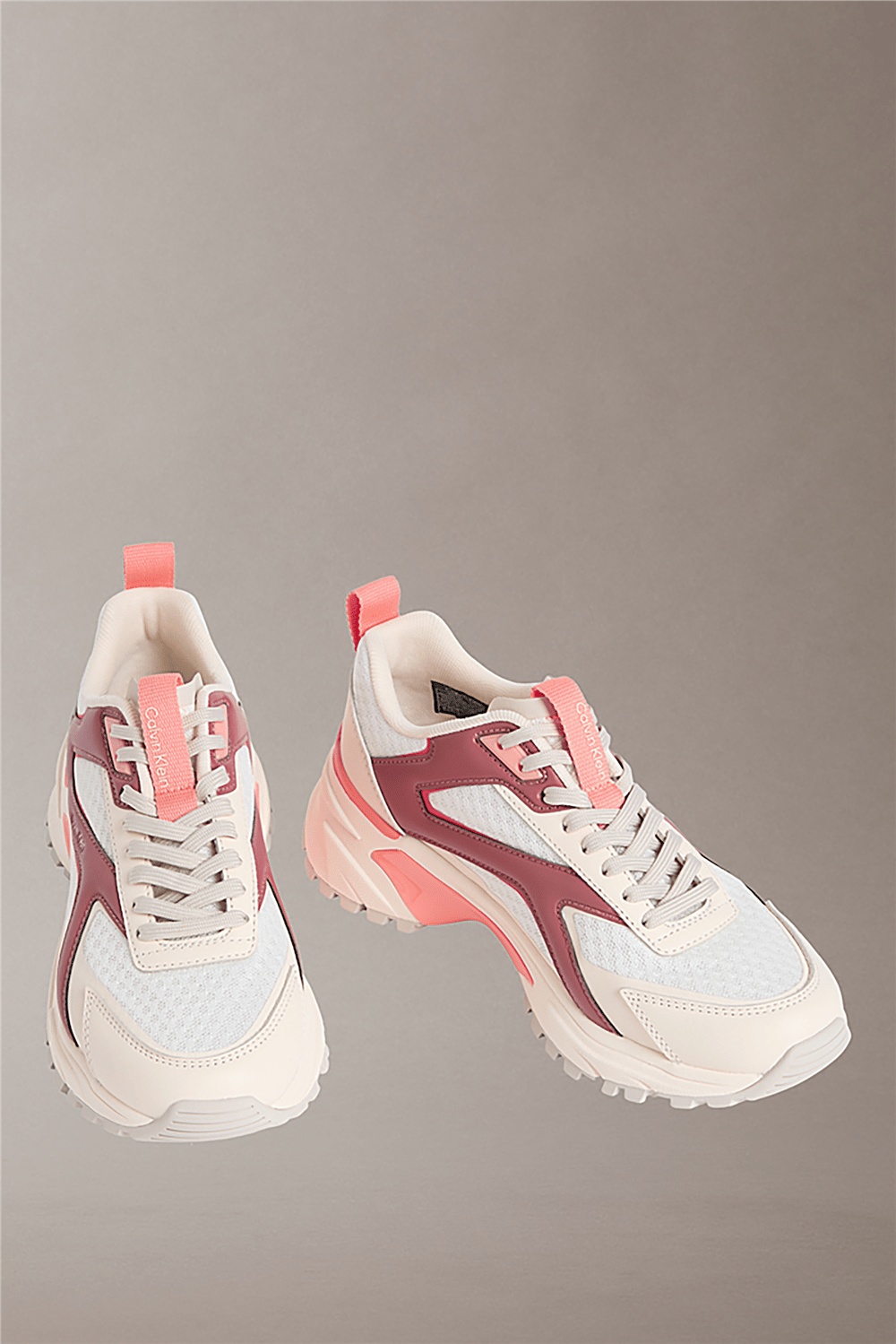 Calvin Klein Hike Run Ckstripe Me Kadın Sneaker Bej