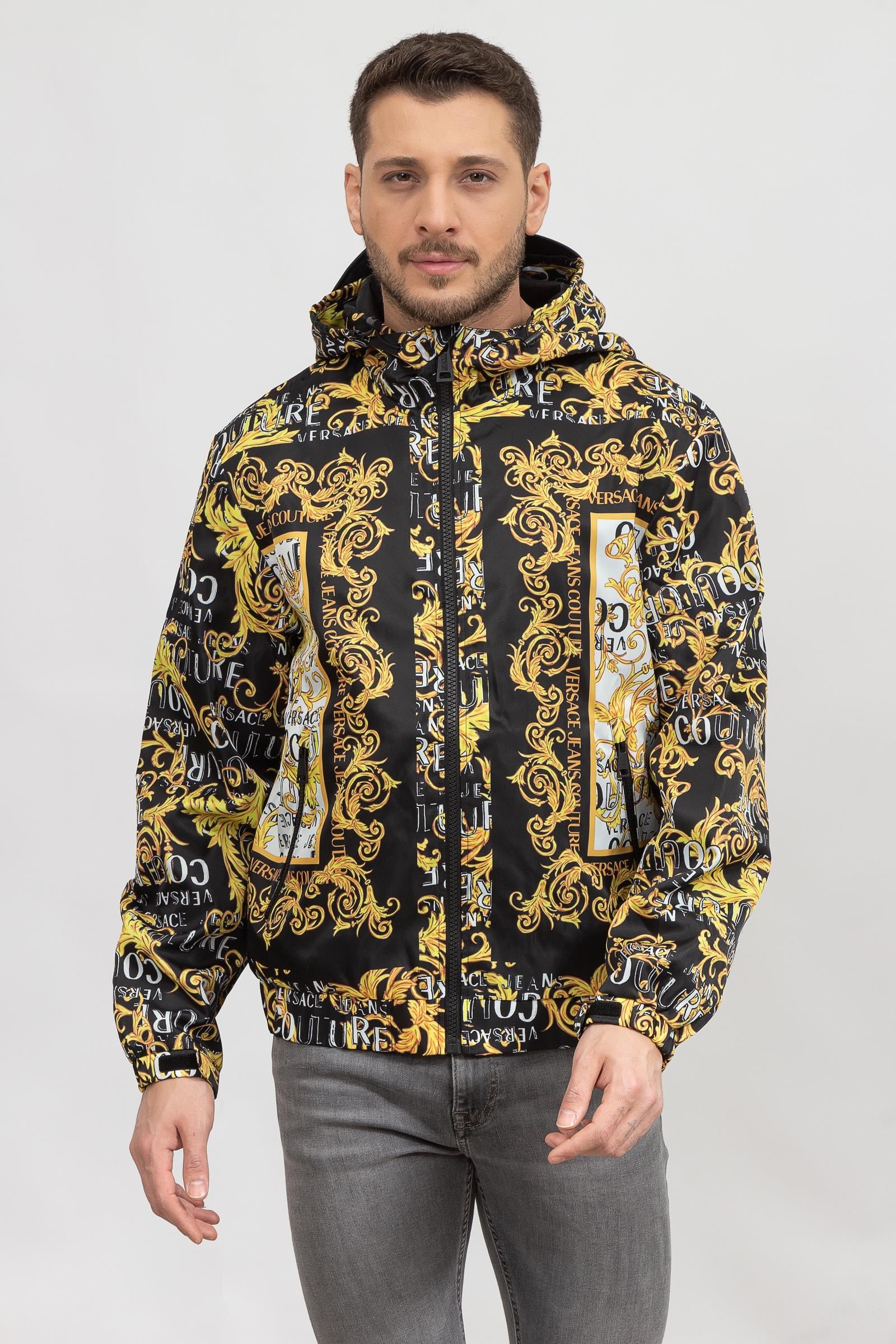 Versace Jeans Couture Erkek Mont Siyah