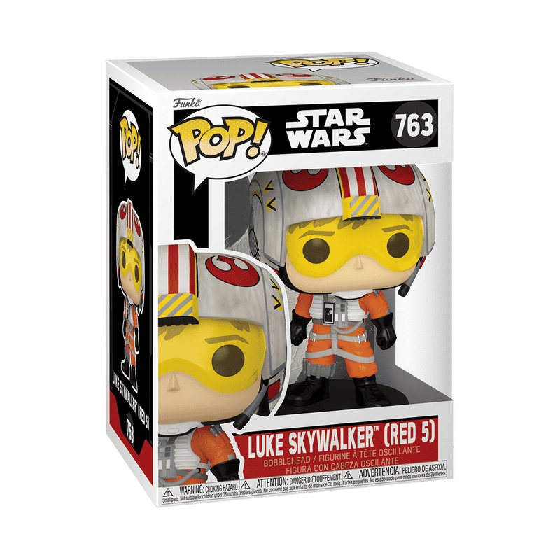 Funko Pop Disney Star Wars - Luke Skywalker Red 5 No:763 Bobble-Head
