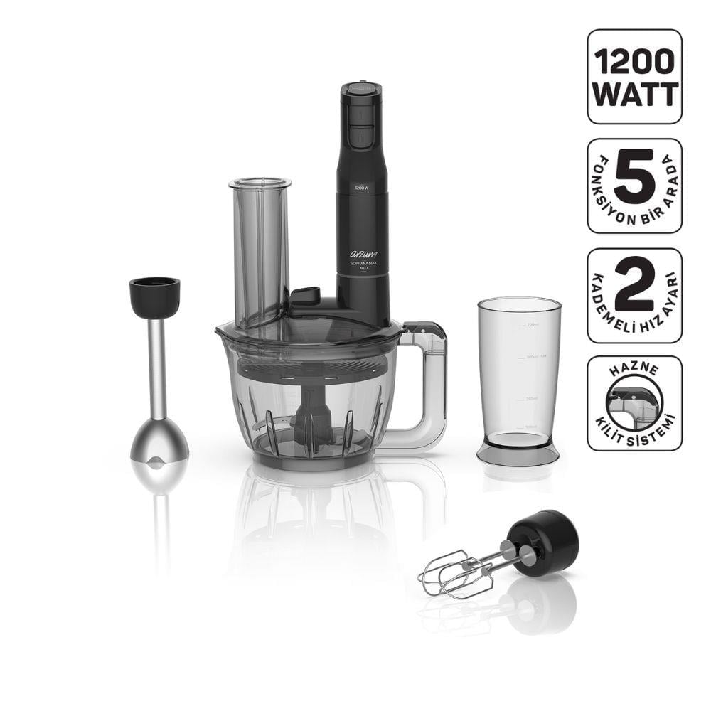 Arzum AR1187-01 Soprano Max Neo Multi Blender Seti | Yiğit AVM'de