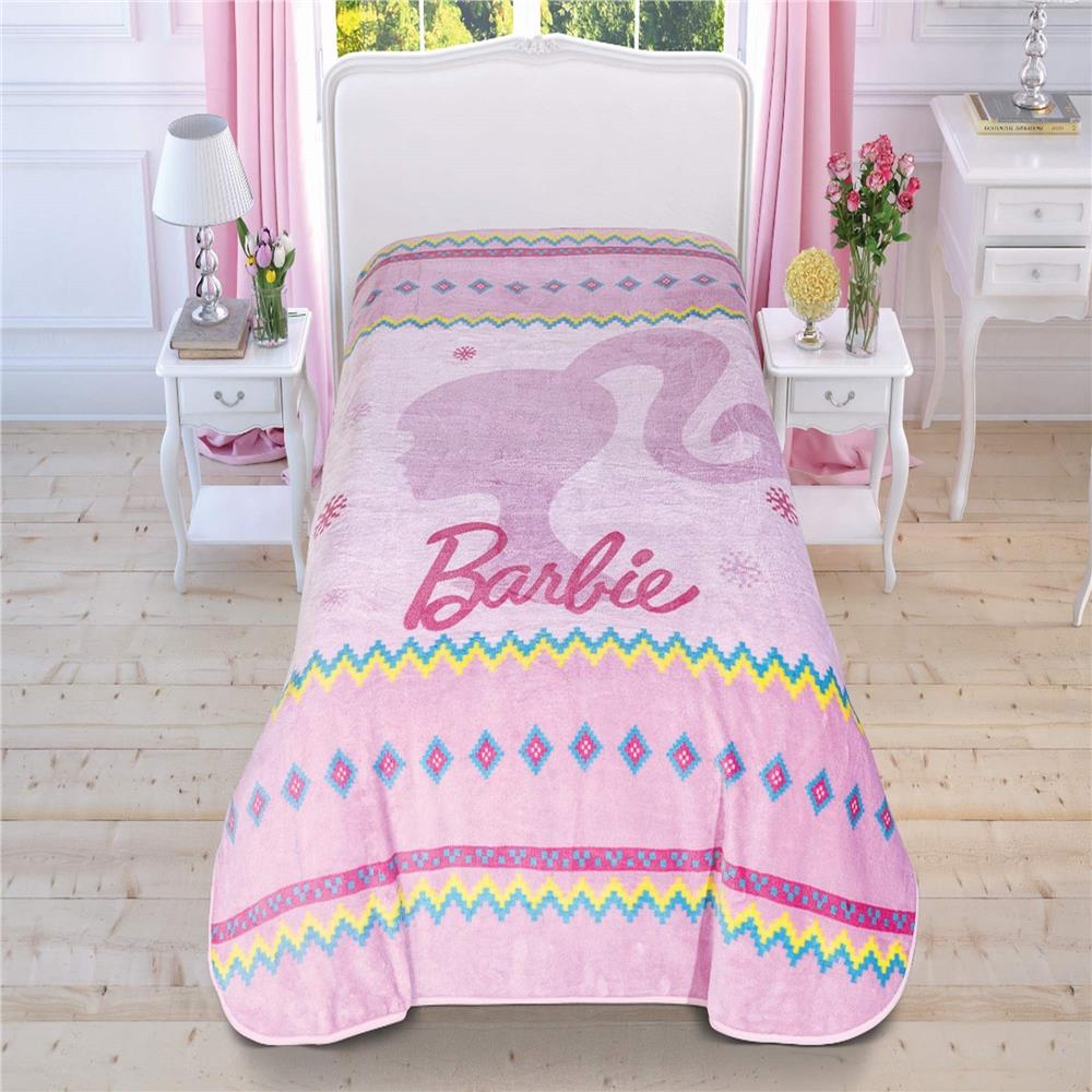 Lisanslı Barbie Pink Battaniye Ev Tekstili | Yiğit AVM'de