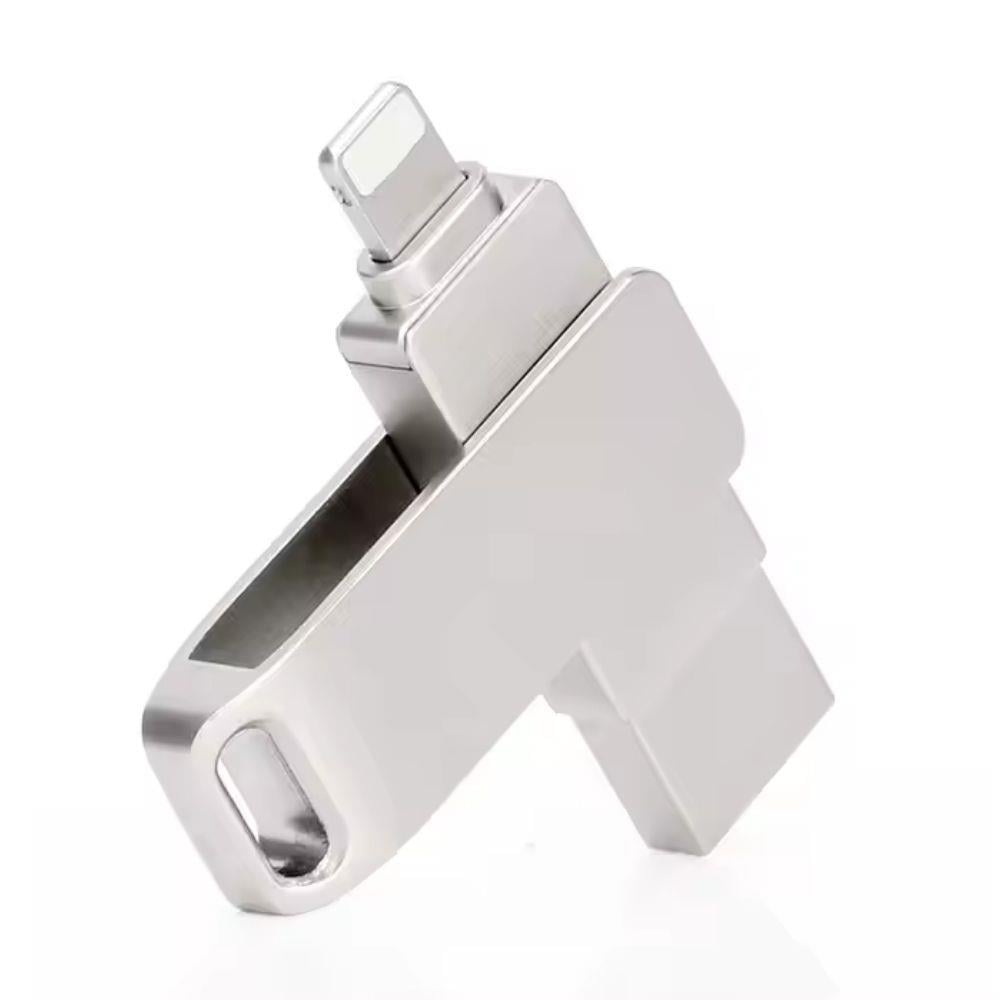 256GB iPhone Uyumlu USB Flash Bellek Çift Girişli Lightning OTG Destekli Taşınabilir Depolama