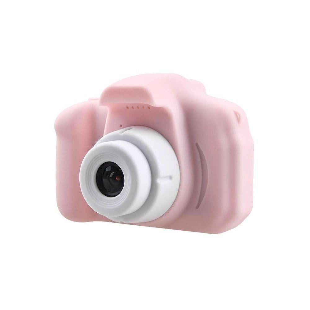 Çocuklar için Mini 1080P Su Geçirmez Dijital Fotoğraf Makinesi Kamera – 2” IPS, 32GB MicroSD Dahil, 3‑12 Yaş Pembe