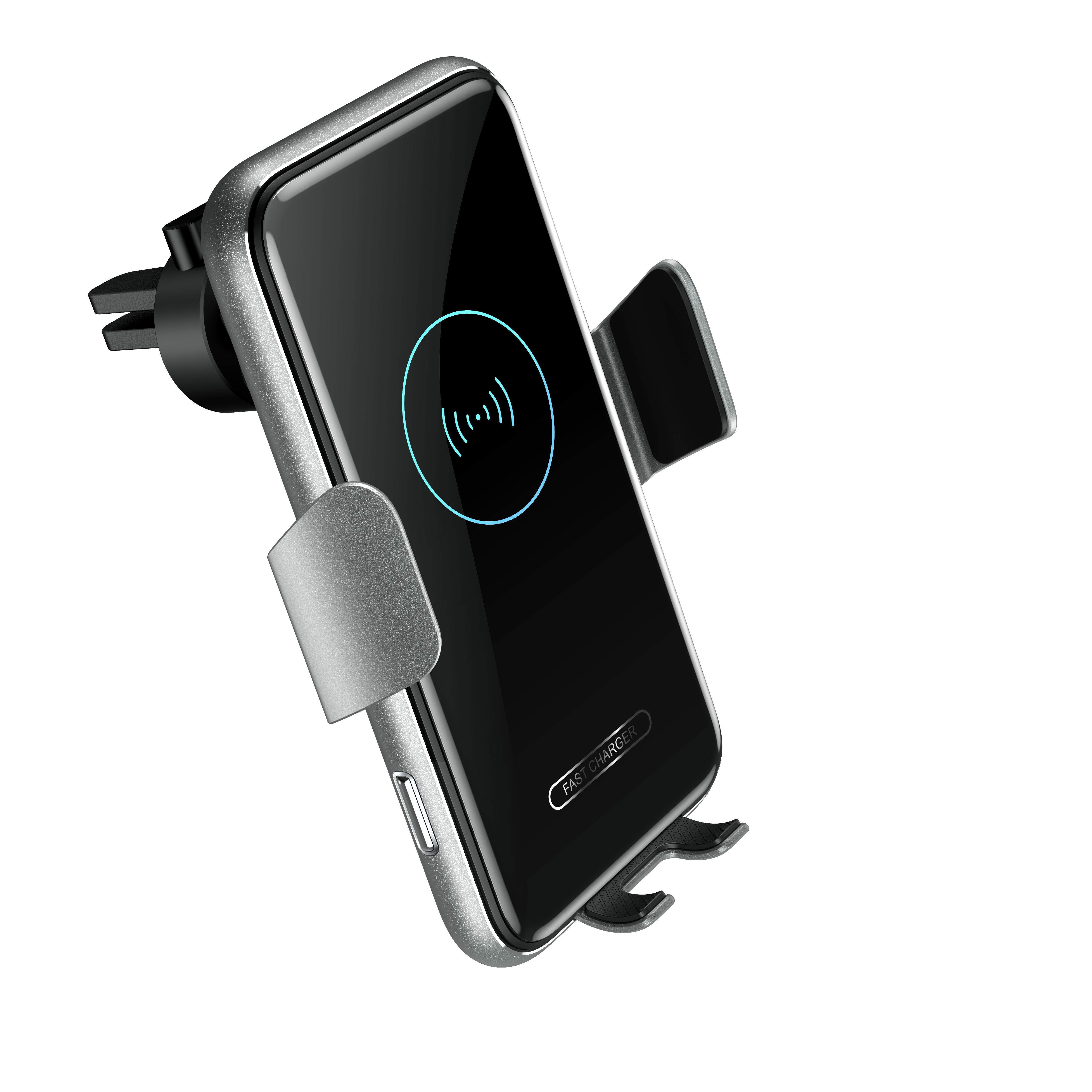 HZL Premium Otomatik Wireless Kablosuz Hızlı Şarj Havalandırma Uyumlu Dönebilen Araç Telefon Tutucu