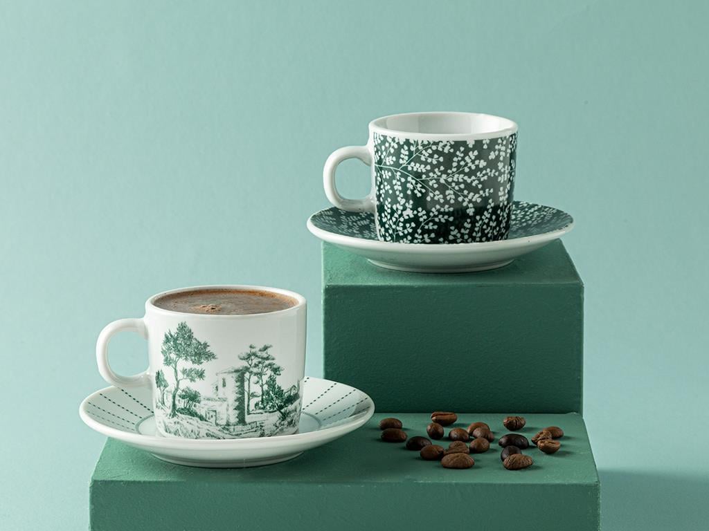 Dear Porselen 2'li Kahve Fincan Takımı Koyu Yeşil000000010035685001 | English  Home