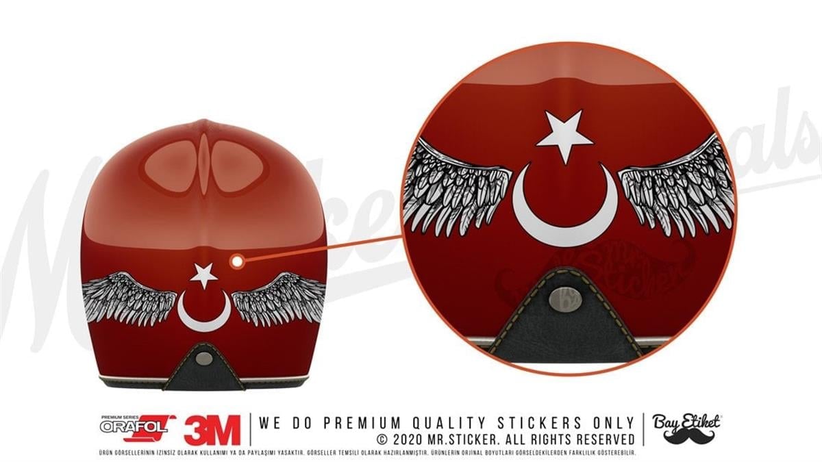 RFHLM181 Reflektif Kanatli Ay Yildiz Ozel Seri