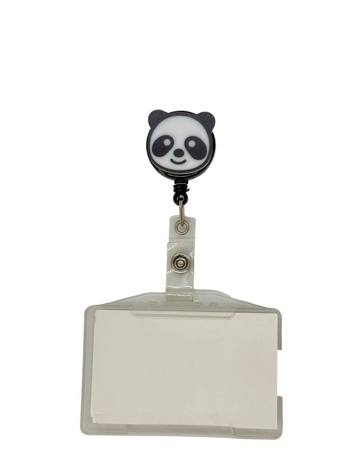 Panda Temalı Pleksi Baskılı Yoyo Kartlık Yoyo Yaka Kartlığı