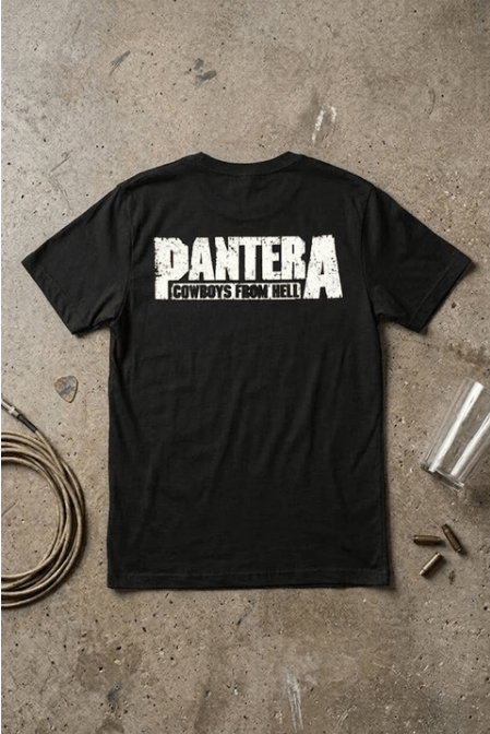 Siyah Pantera Y2K T-Shirt | Balina Butik
