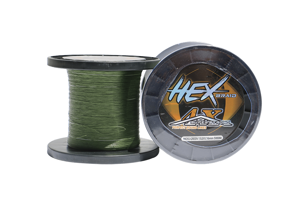 Fujin Hex Braid 4x 5000mt Moss Green PE Bobin İp