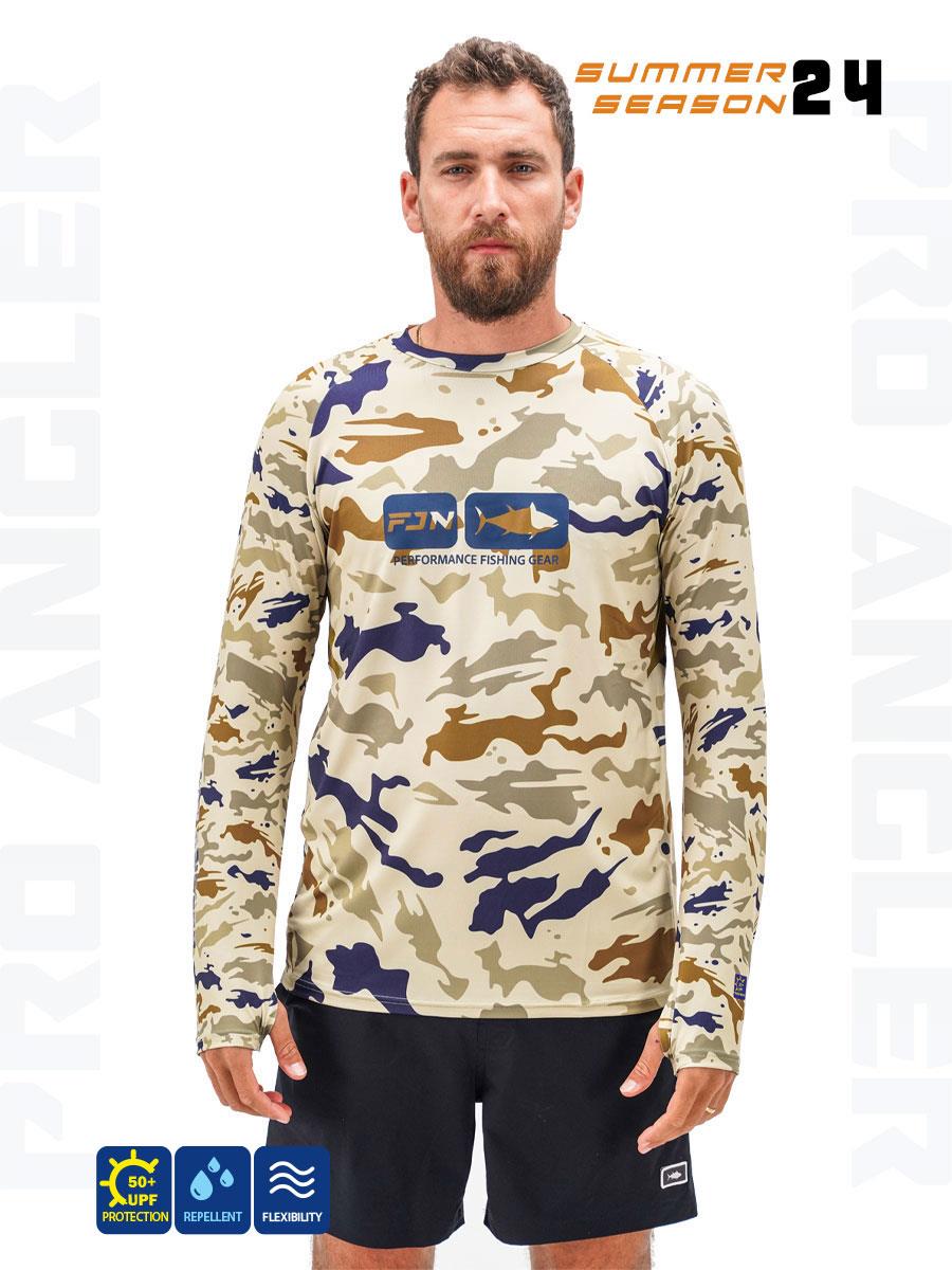 Fujin Pro Angler S24 T-Shirt Narural Camo #S