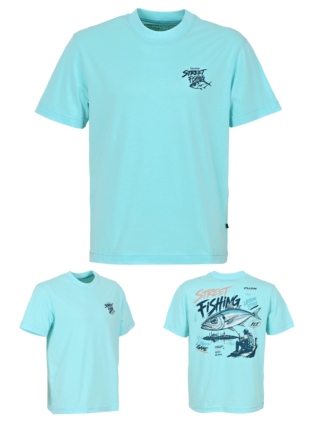 Fujin S26 Street Fishing T-Shirt Turquoise