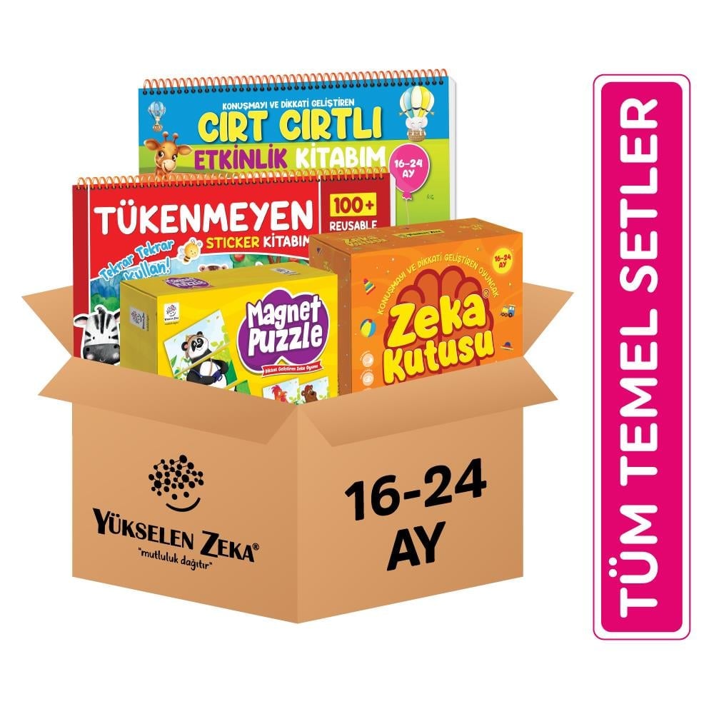 16-24 Ay Temel Setler Kolisi | Yükselen Zeka | Mutluluk Dağıtır