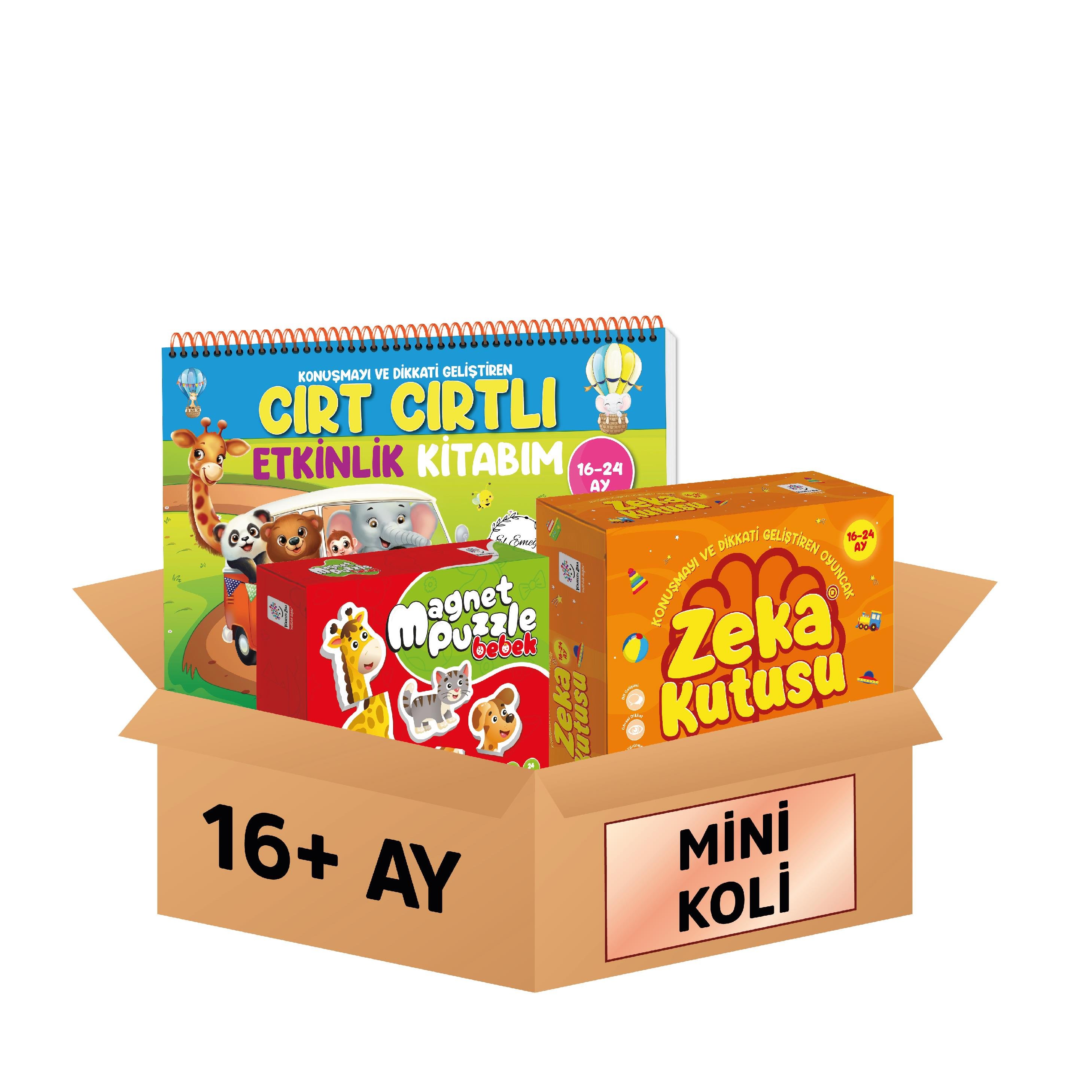 16+ Ay Mini Koli | Yükselen Zeka | Mutluluk Dağıtır