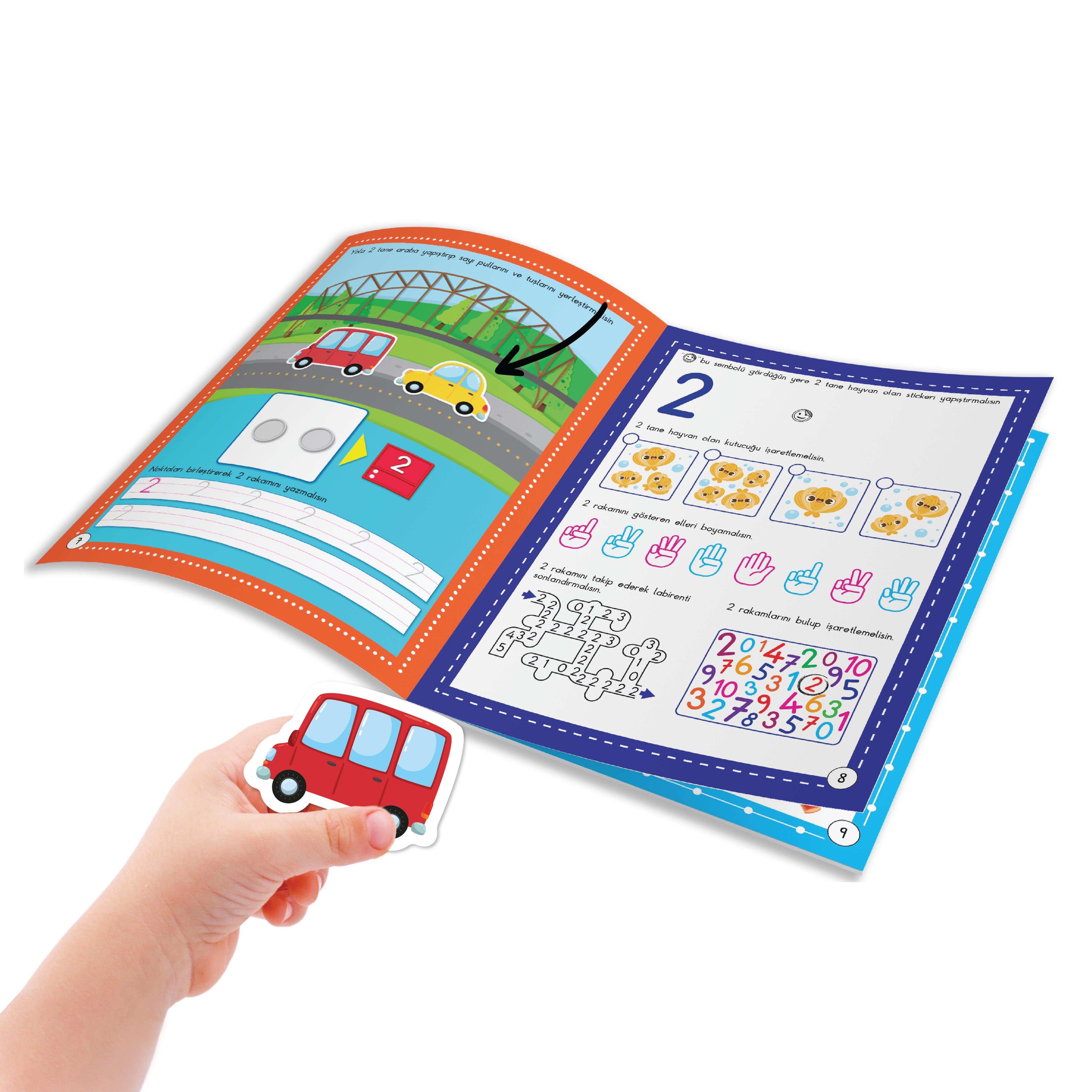 3-6 Yaş İlkokula Hazırlık Seti | Yükselen Zeka | Mutluluk Dağıtır