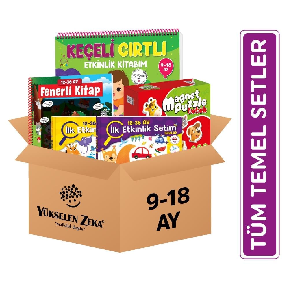 9-18 Ay Temel Setler Kolisi | Yükselen Zeka | Mutluluk Dağıtır